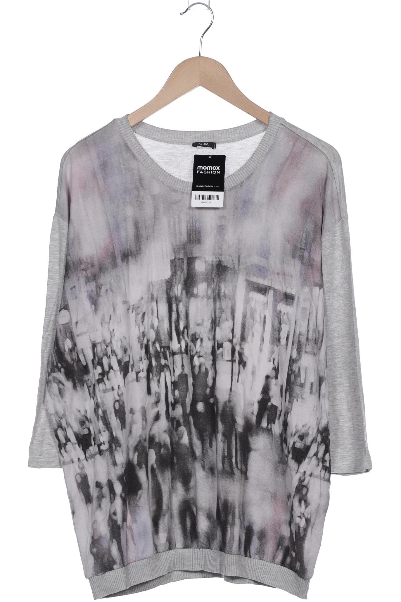 

Gerry Weber Damen Langarmshirt, grau, Gr. 48