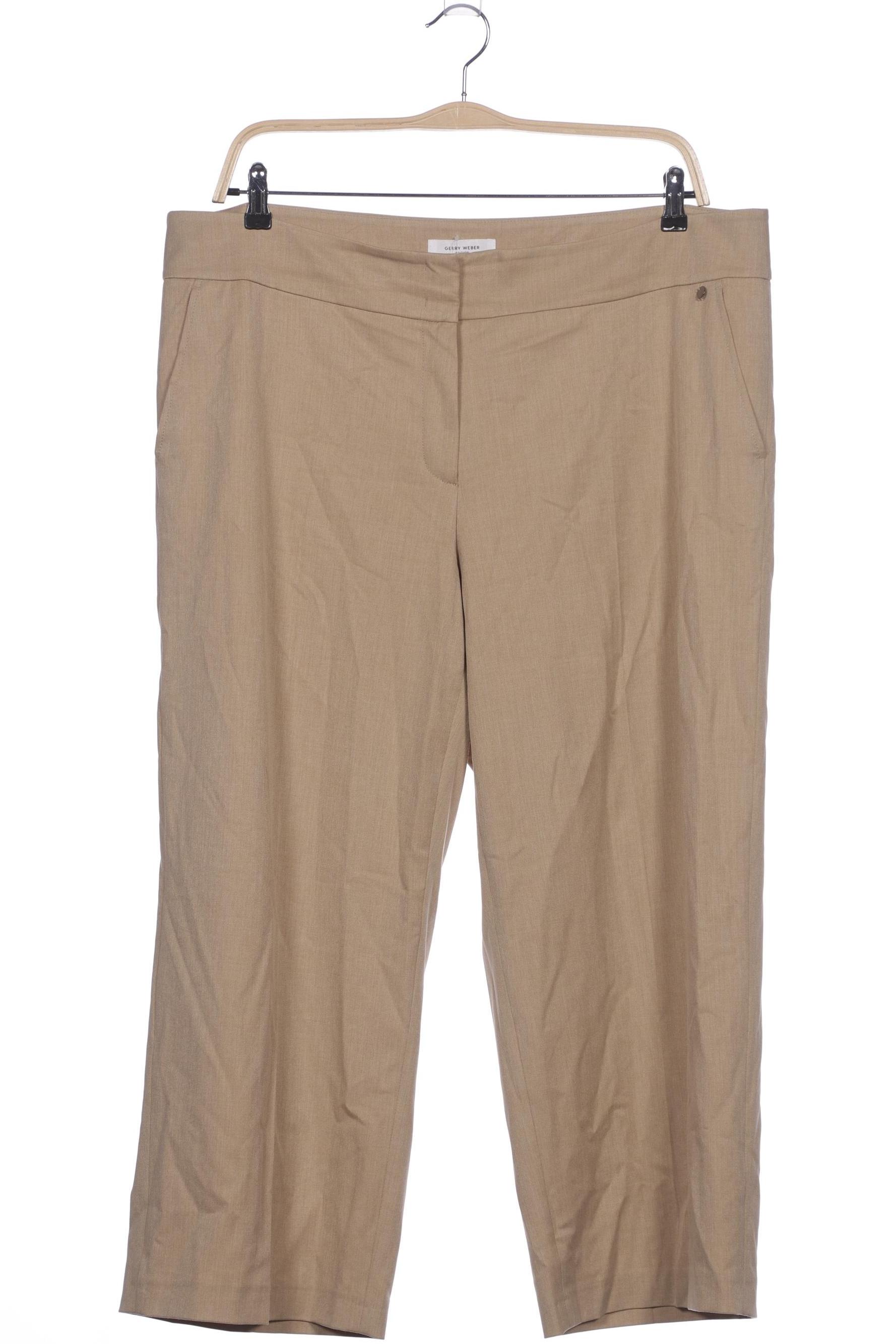 

Gerry Weber Damen Stoffhose, beige, Gr. 48