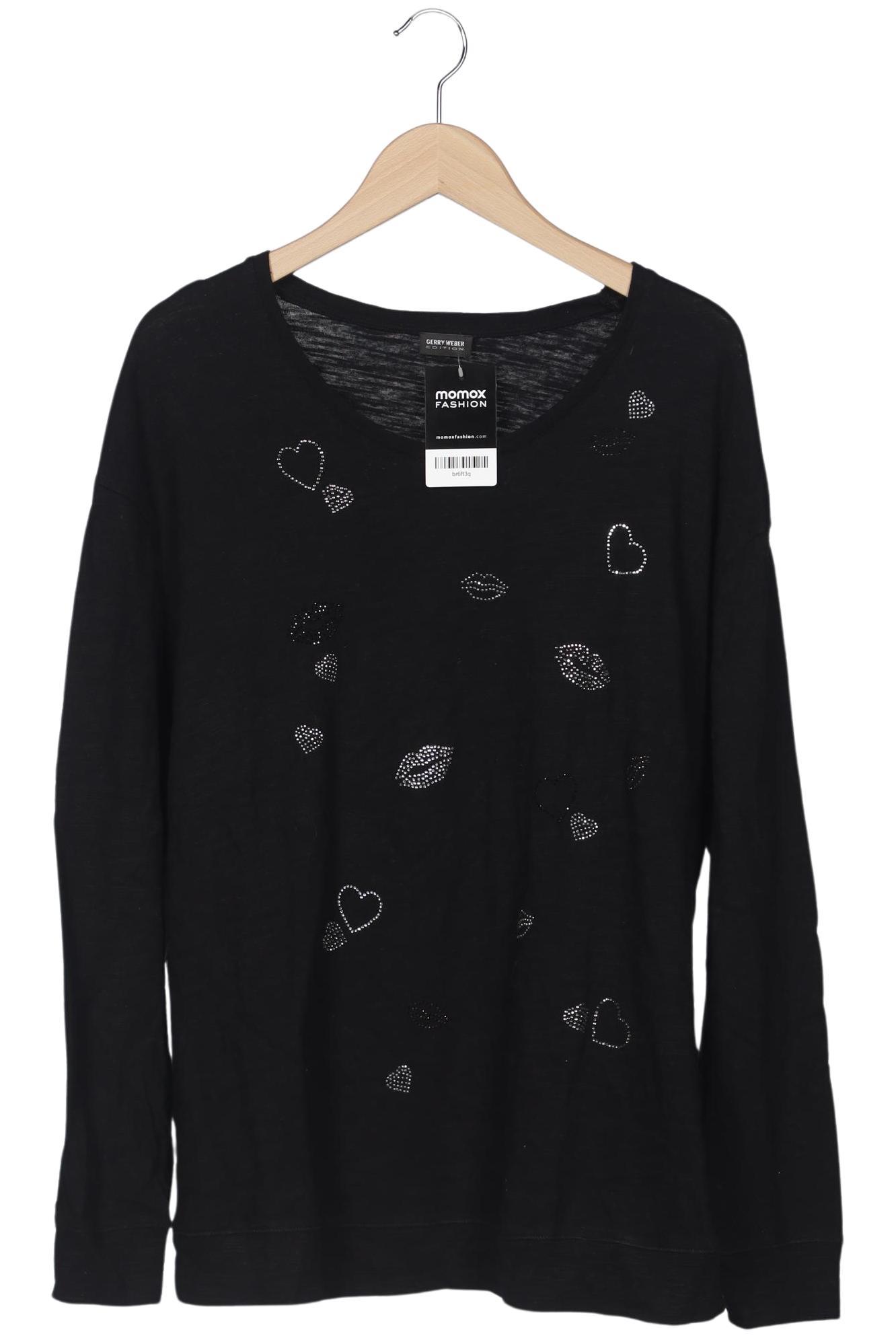 

Gerry Weber Damen Langarmshirt, schwarz, Gr. 48