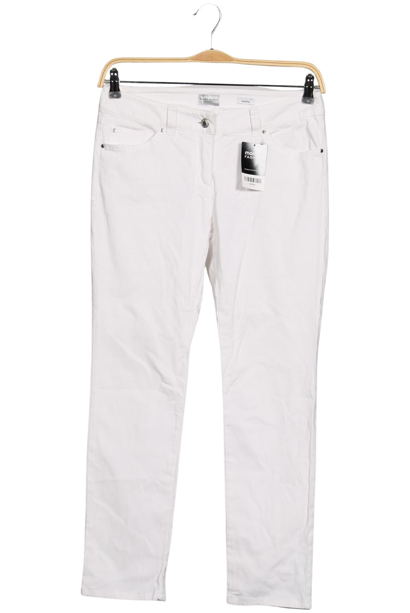 

Gerry Weber Damen Stoffhose, weiß, Gr. 40