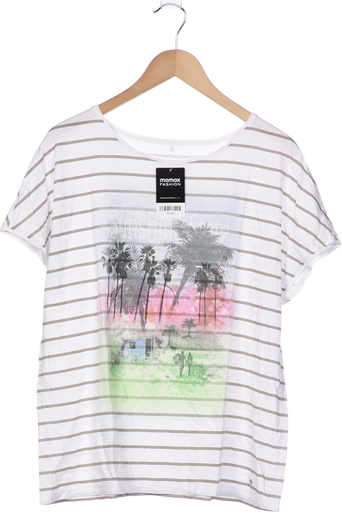 

Gerry Weber Damen T-Shirt, weiß, Gr. 42