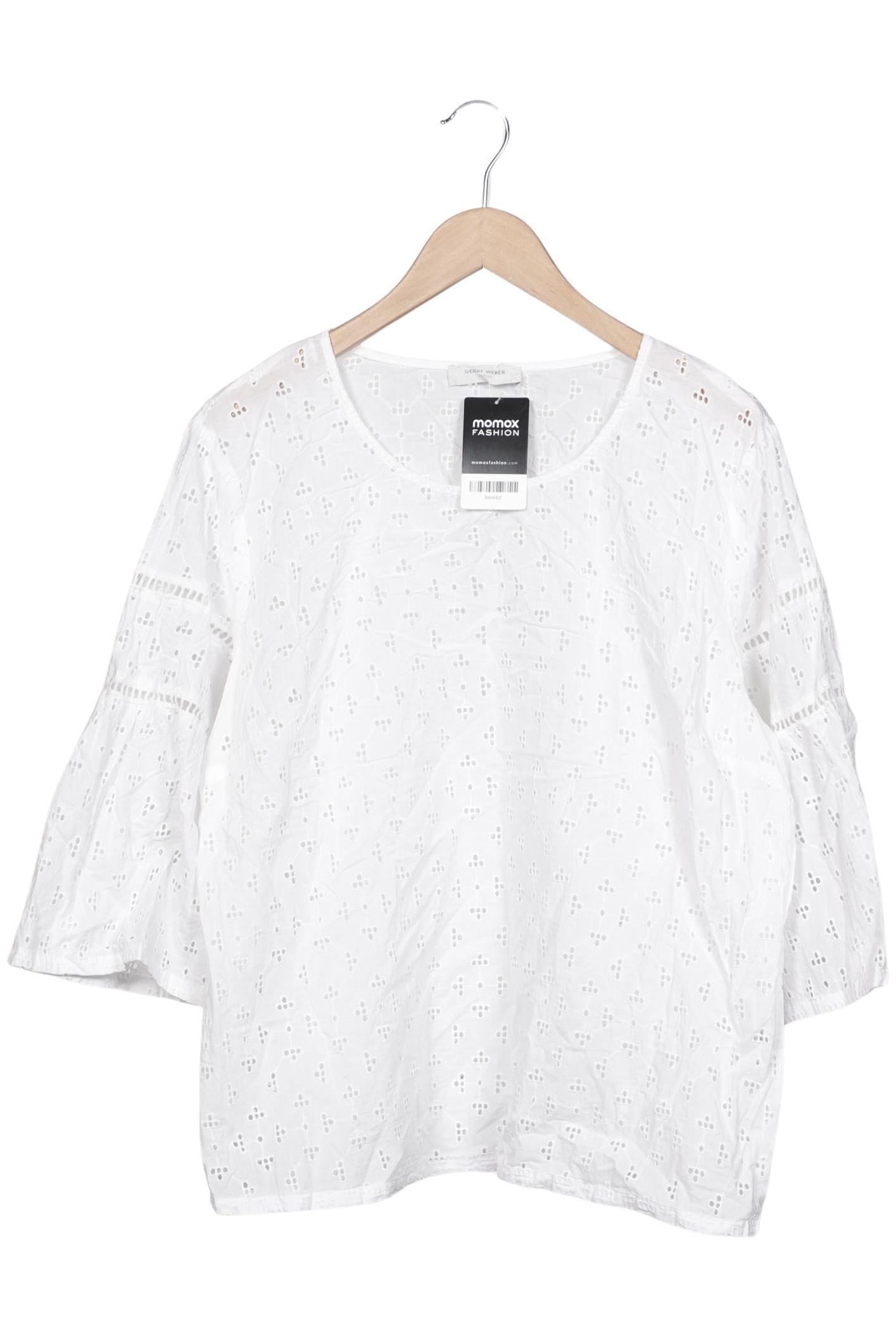 

Gerry Weber Damen Bluse, weiß, Gr. 48