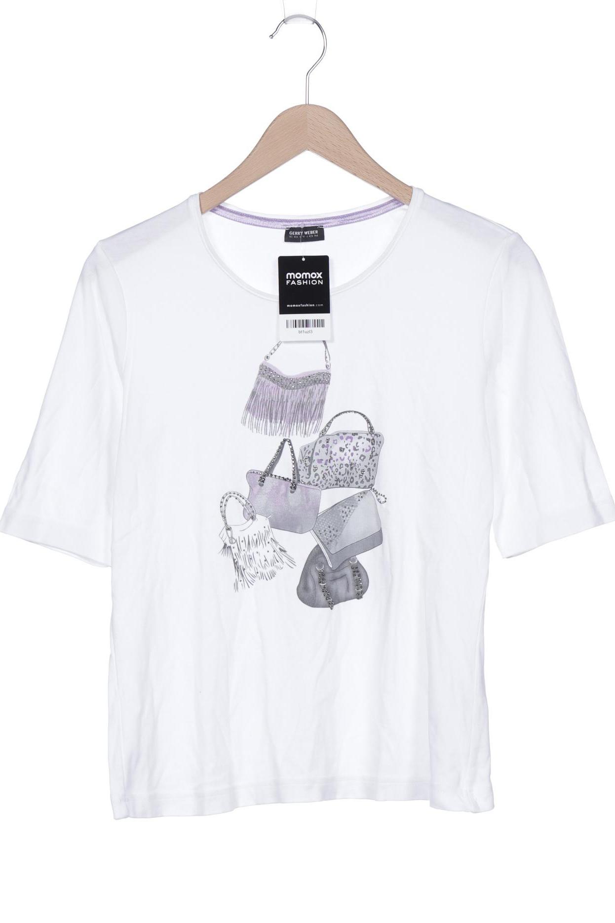 

Gerry Weber Damen Langarmshirt, weiß, Gr. 38