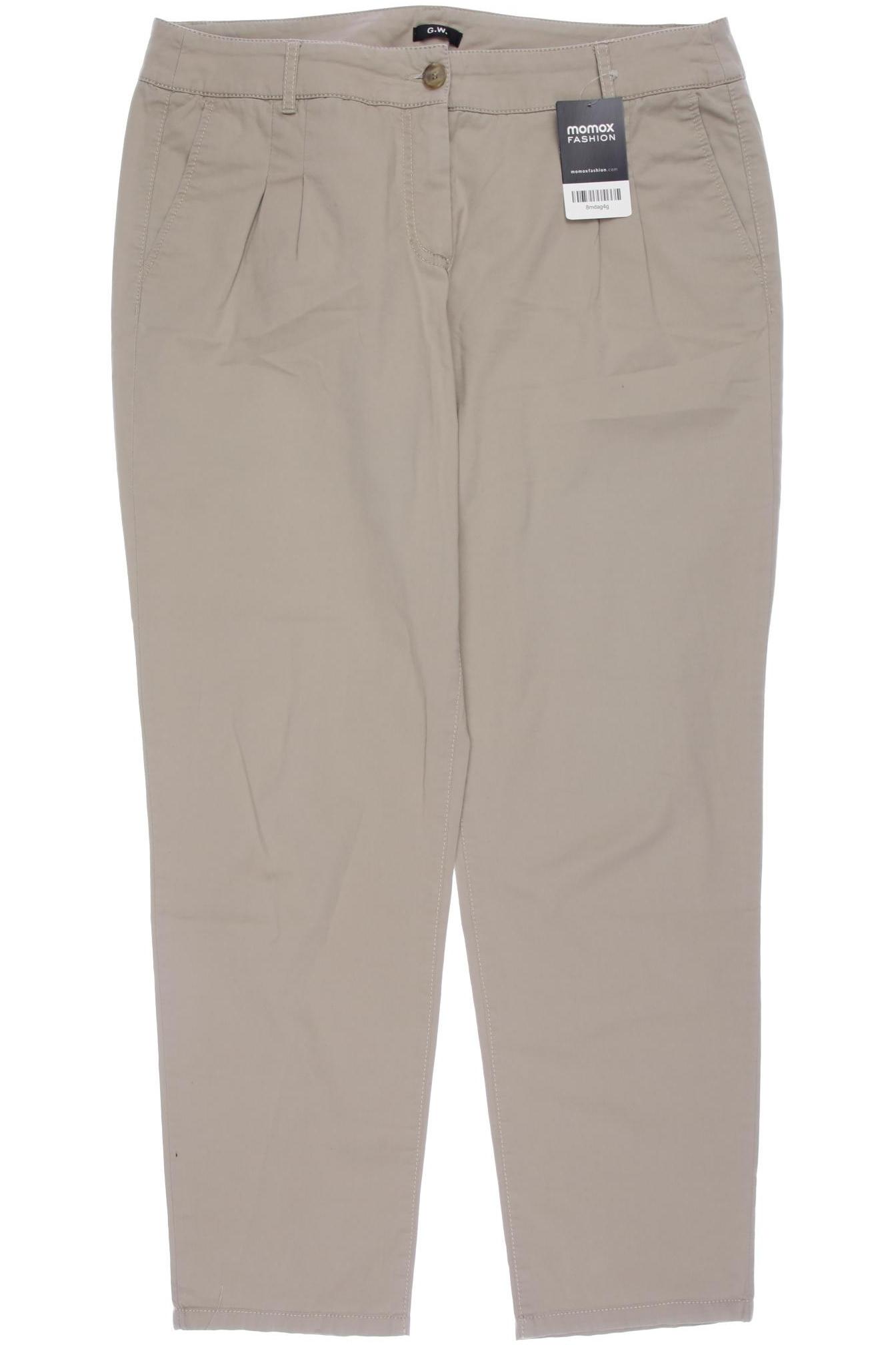 

Gerry Weber Damen Stoffhose, beige, Gr. 42