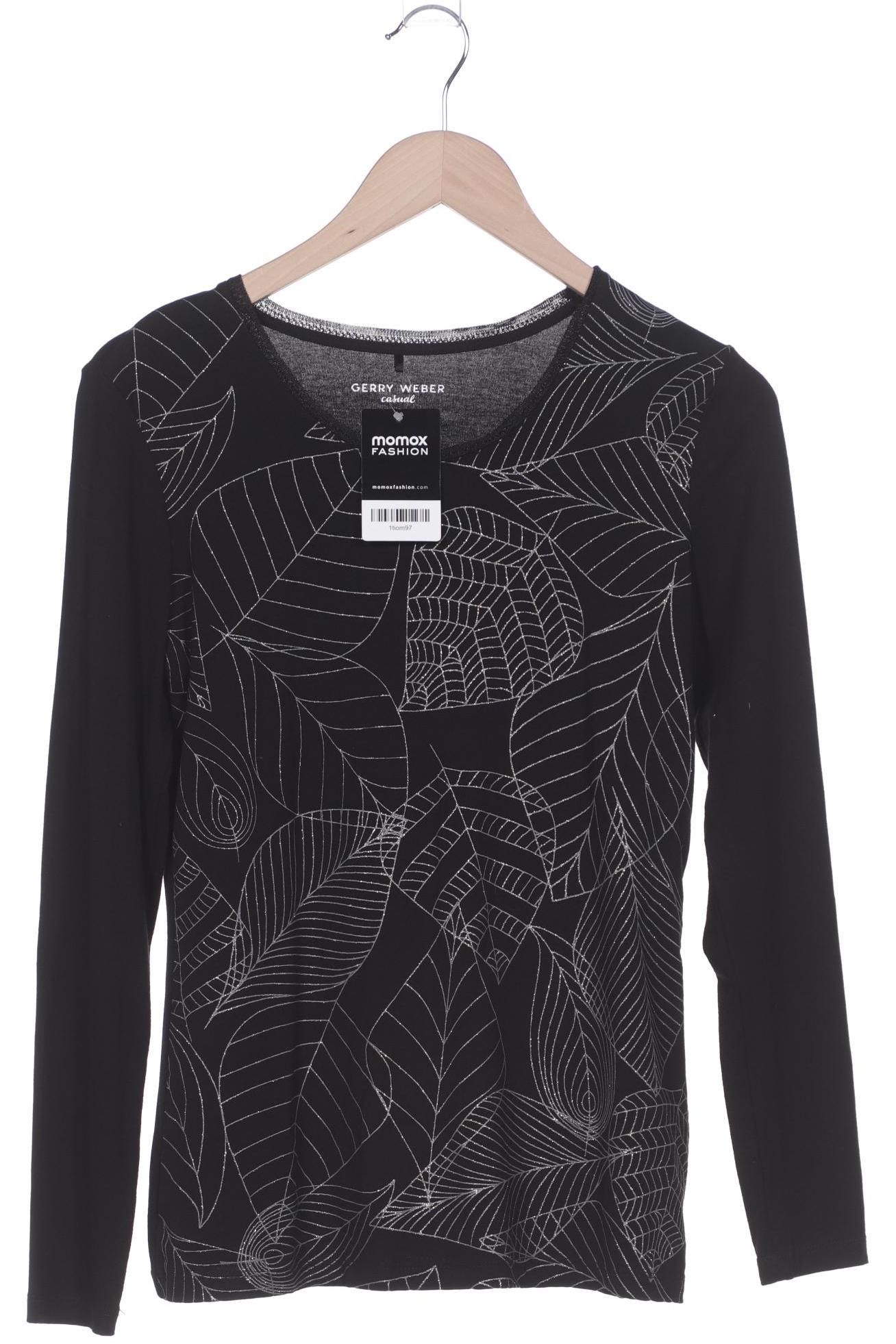 

Gerry Weber Damen Langarmshirt, schwarz, Gr. 38