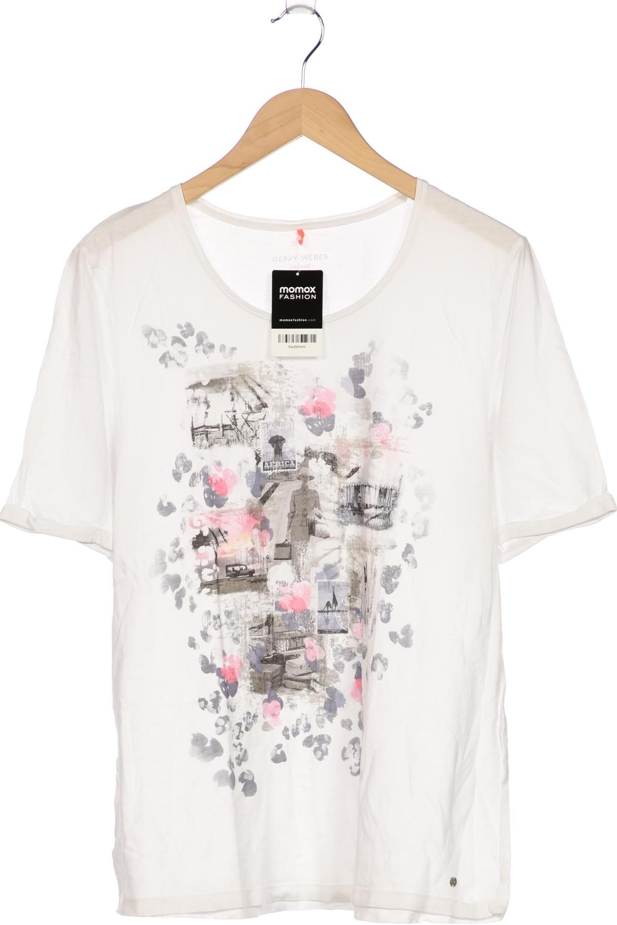 

Gerry Weber Damen T-Shirt, weiß, Gr. 42