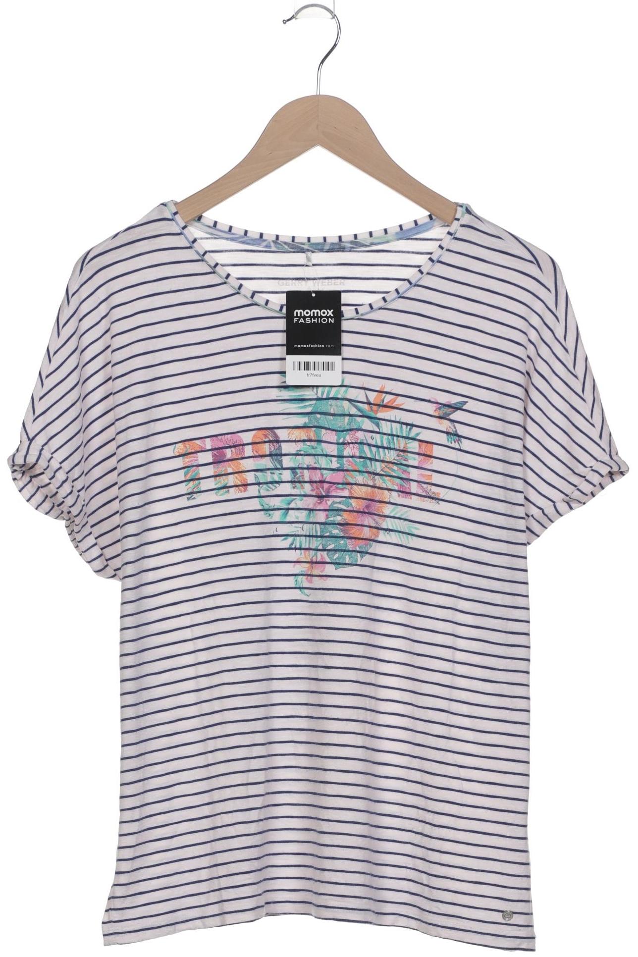 

Gerry Weber Damen T-Shirt, weiß, Gr. 42