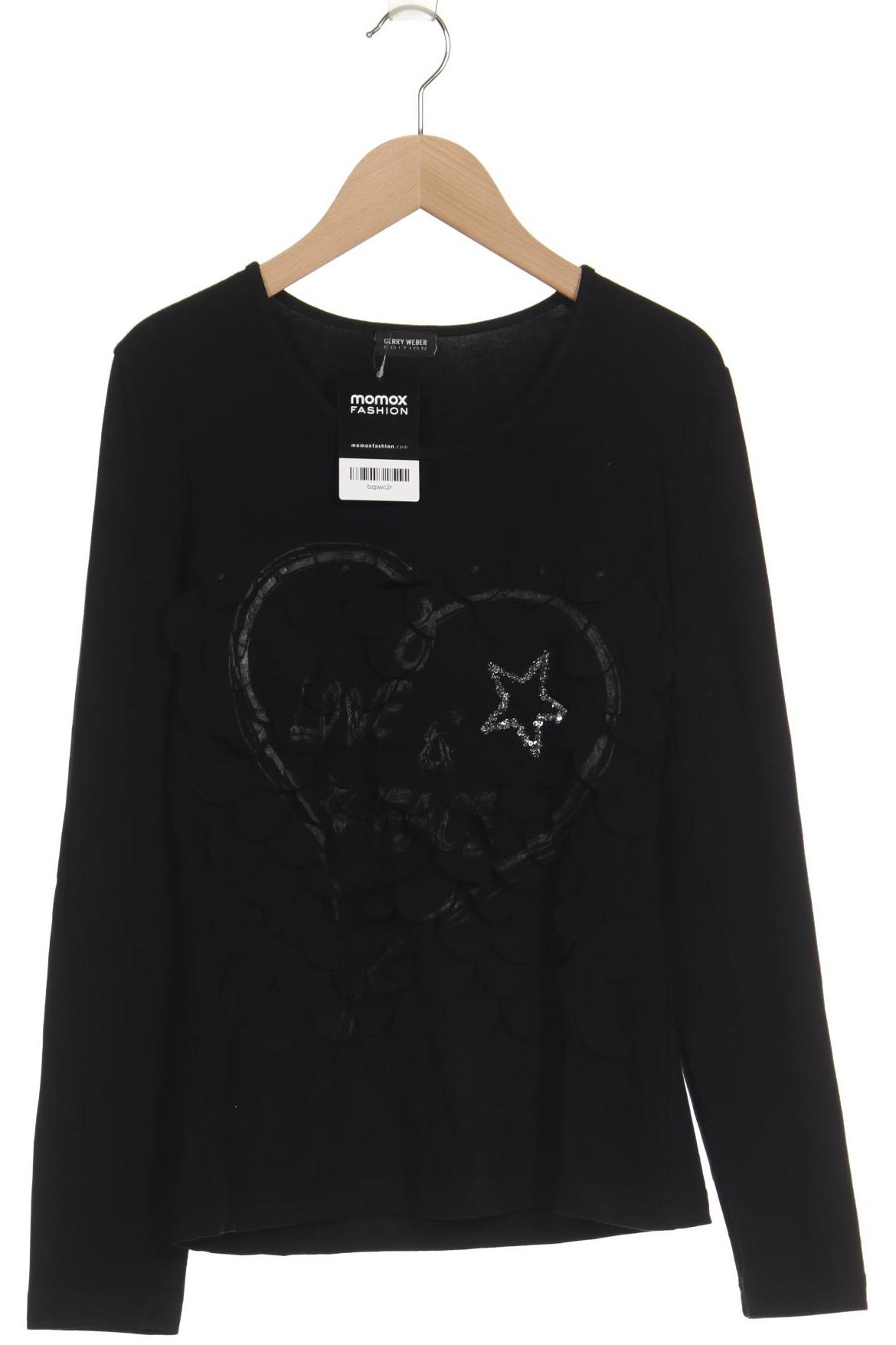 

Gerry Weber Damen Langarmshirt, schwarz, Gr. 38
