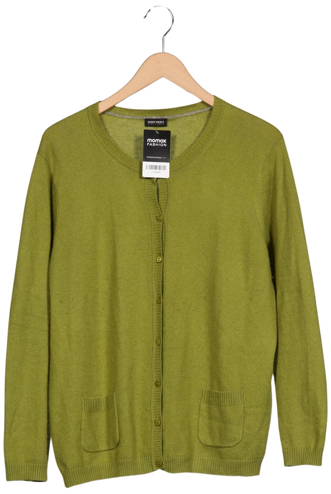 

Gerry Weber Damen Strickjacke, grün, Gr. 48