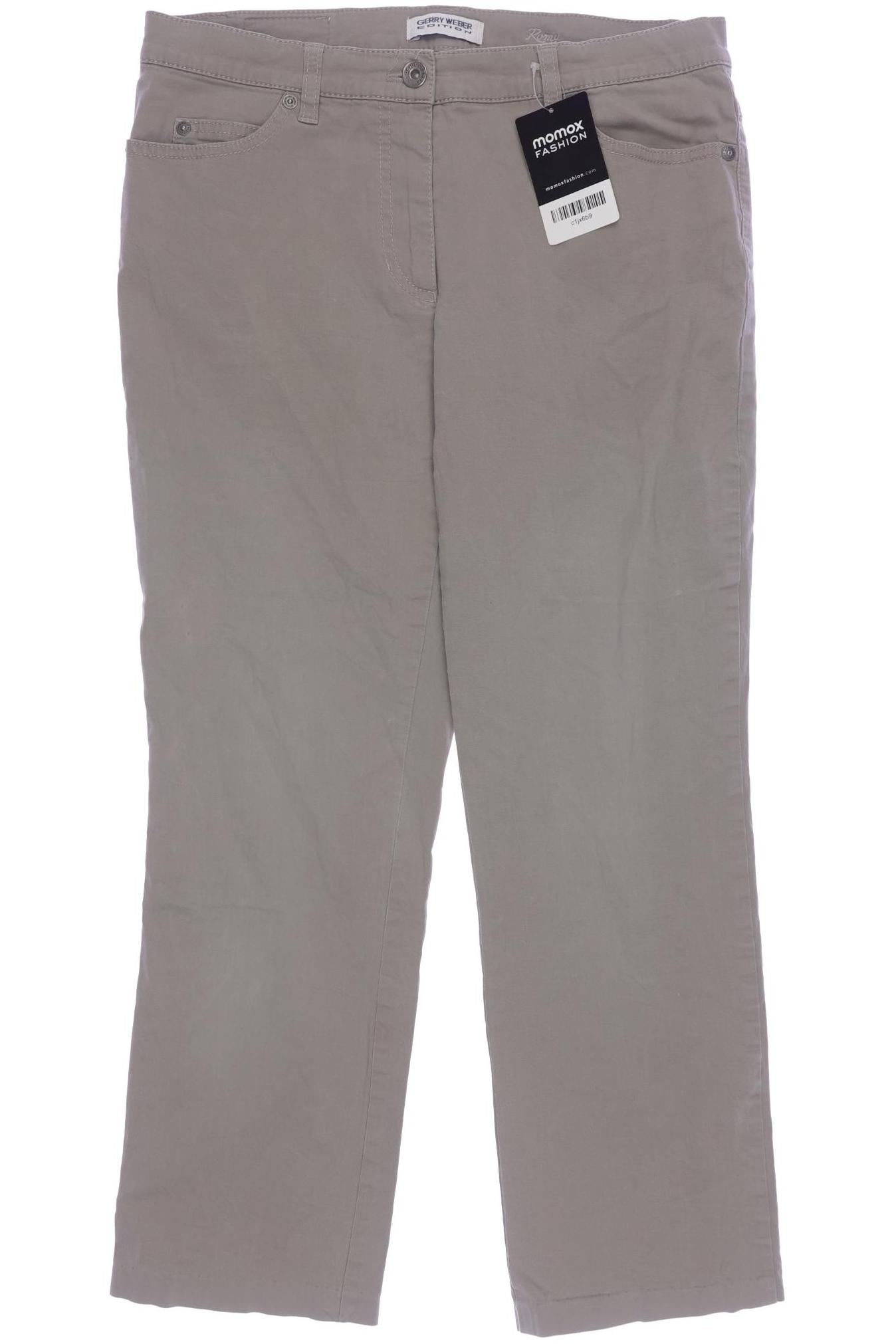 

Gerry Weber Damen Stoffhose, beige, Gr. 30