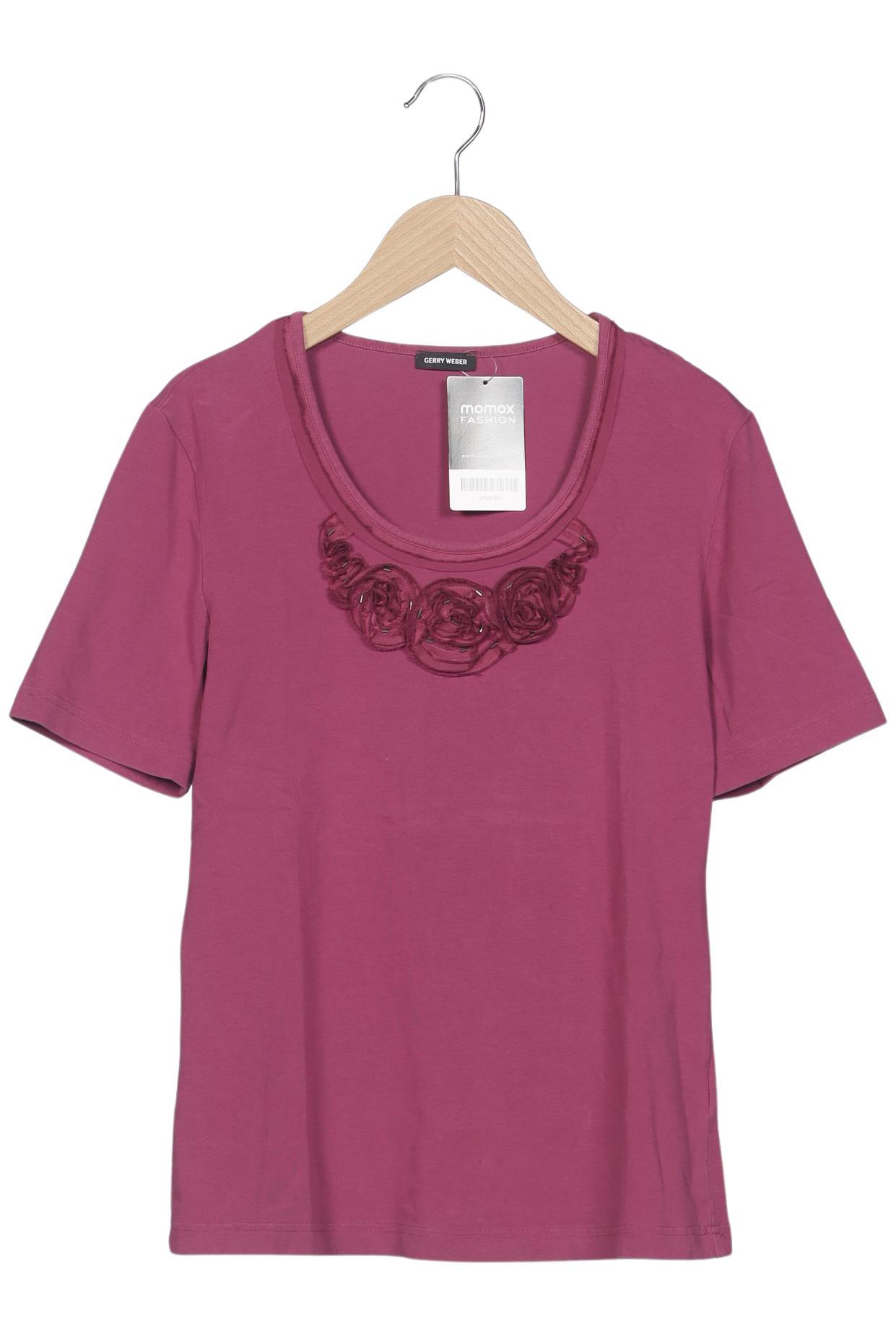 

Gerry Weber Damen T-Shirt, bordeaux, Gr. 38