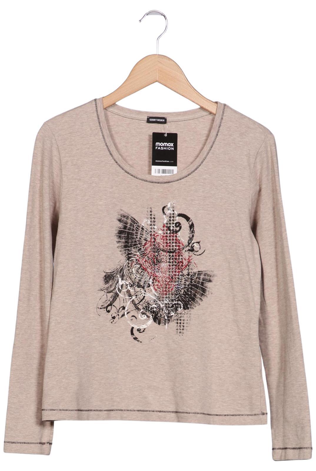 

Gerry Weber Damen Langarmshirt, beige, Gr. 38