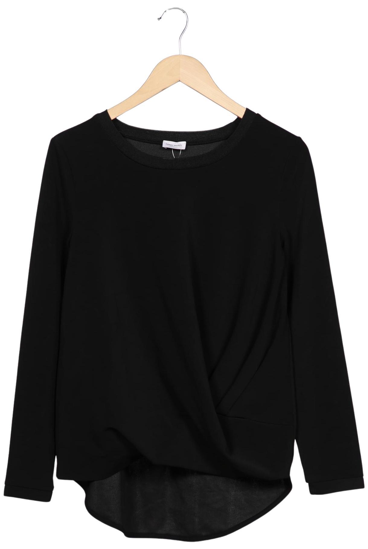 

Gerry Weber Damen Langarmshirt, schwarz, Gr. 40