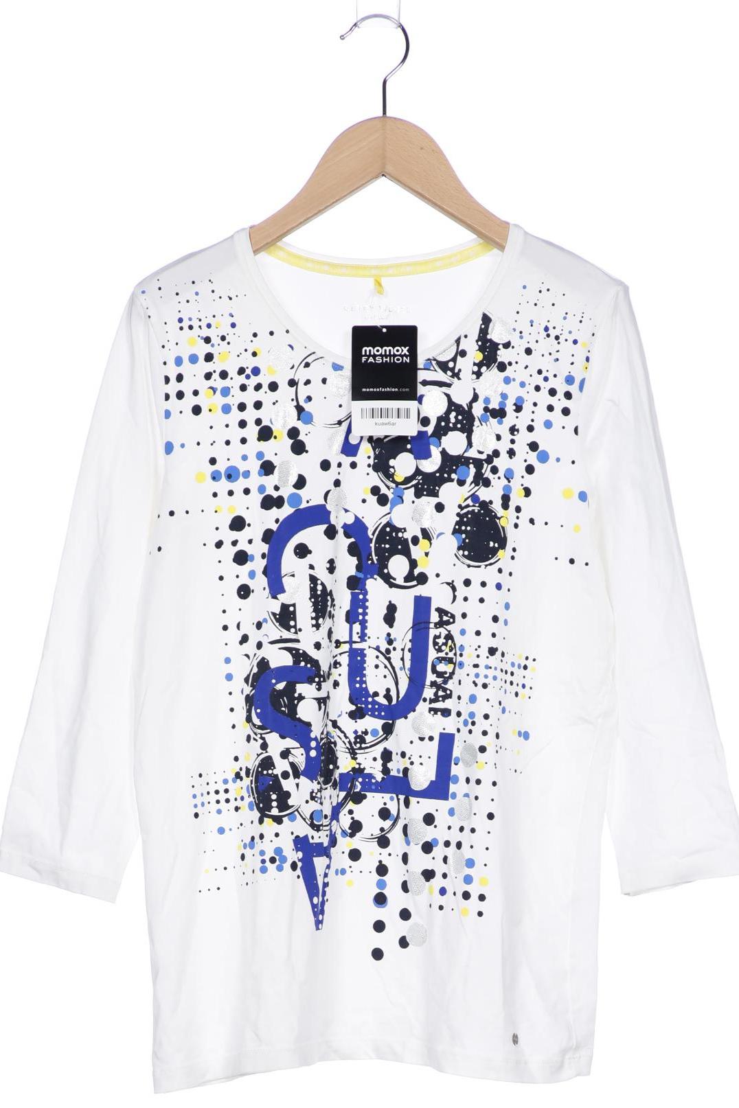 

Gerry Weber Damen Langarmshirt, weiß, Gr. 38