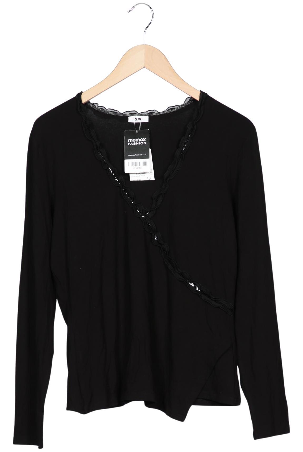 

Gerry Weber Damen Langarmshirt, schwarz, Gr. 40