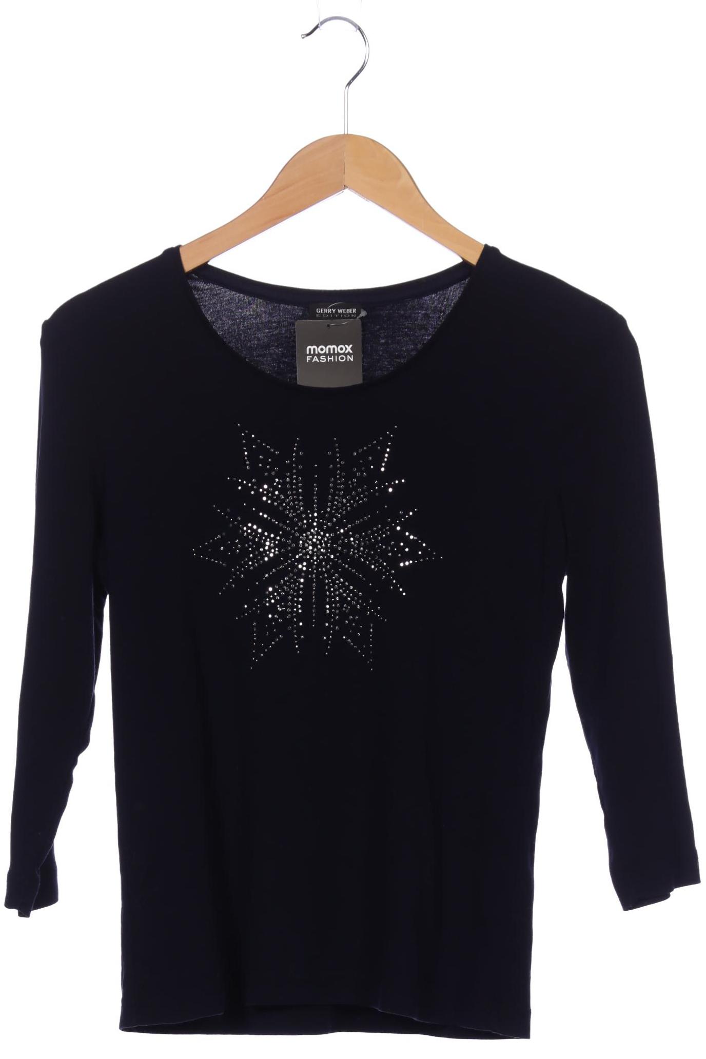 

Gerry Weber Damen Langarmshirt, blau, Gr. 36