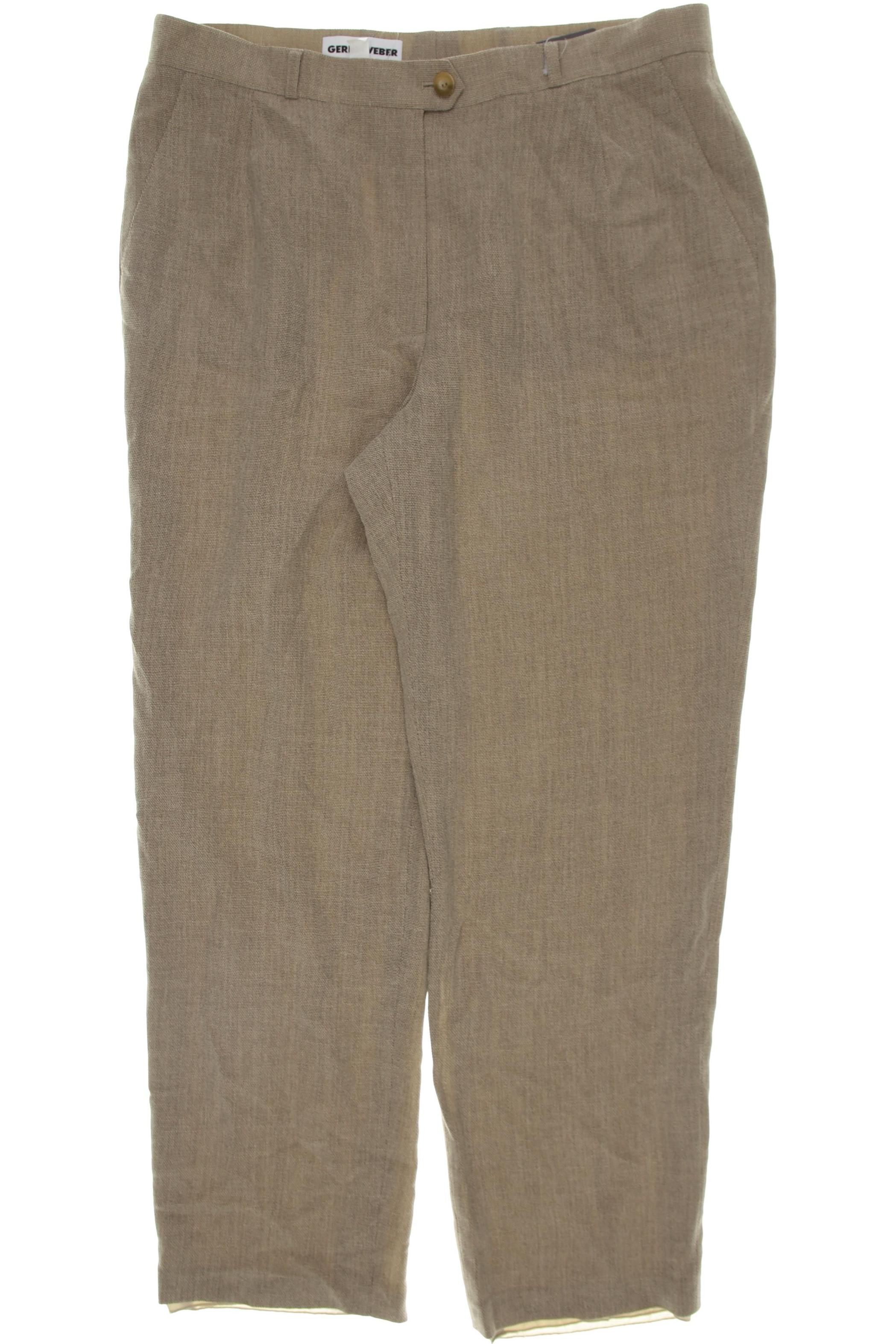 

Gerry Weber Damen Stoffhose, beige, Gr. 46
