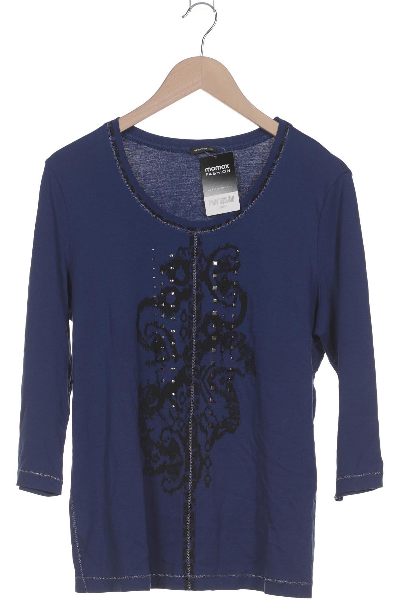 

Gerry Weber Damen Langarmshirt, blau, Gr. 44