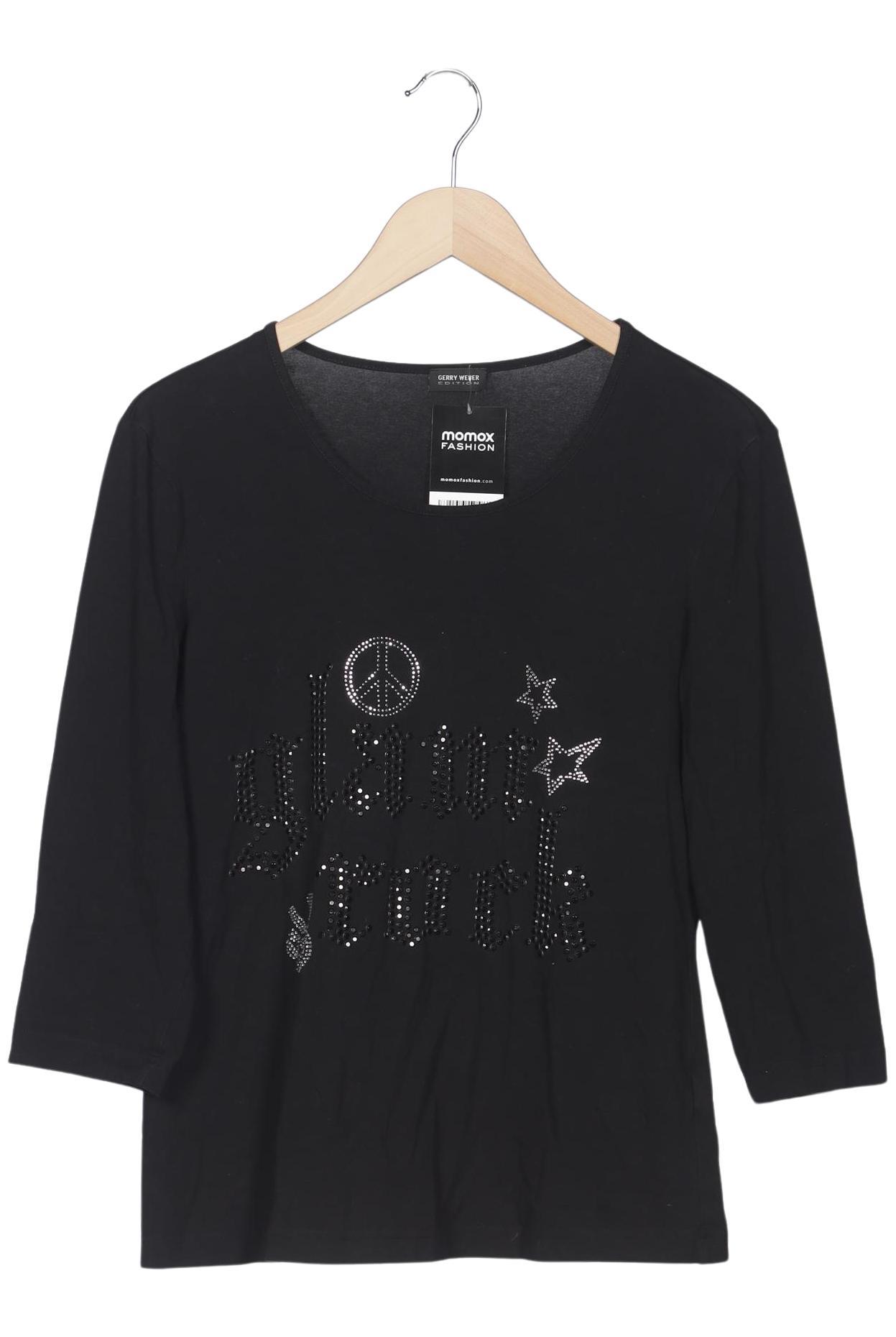 

Gerry Weber Damen Langarmshirt, schwarz, Gr. 38