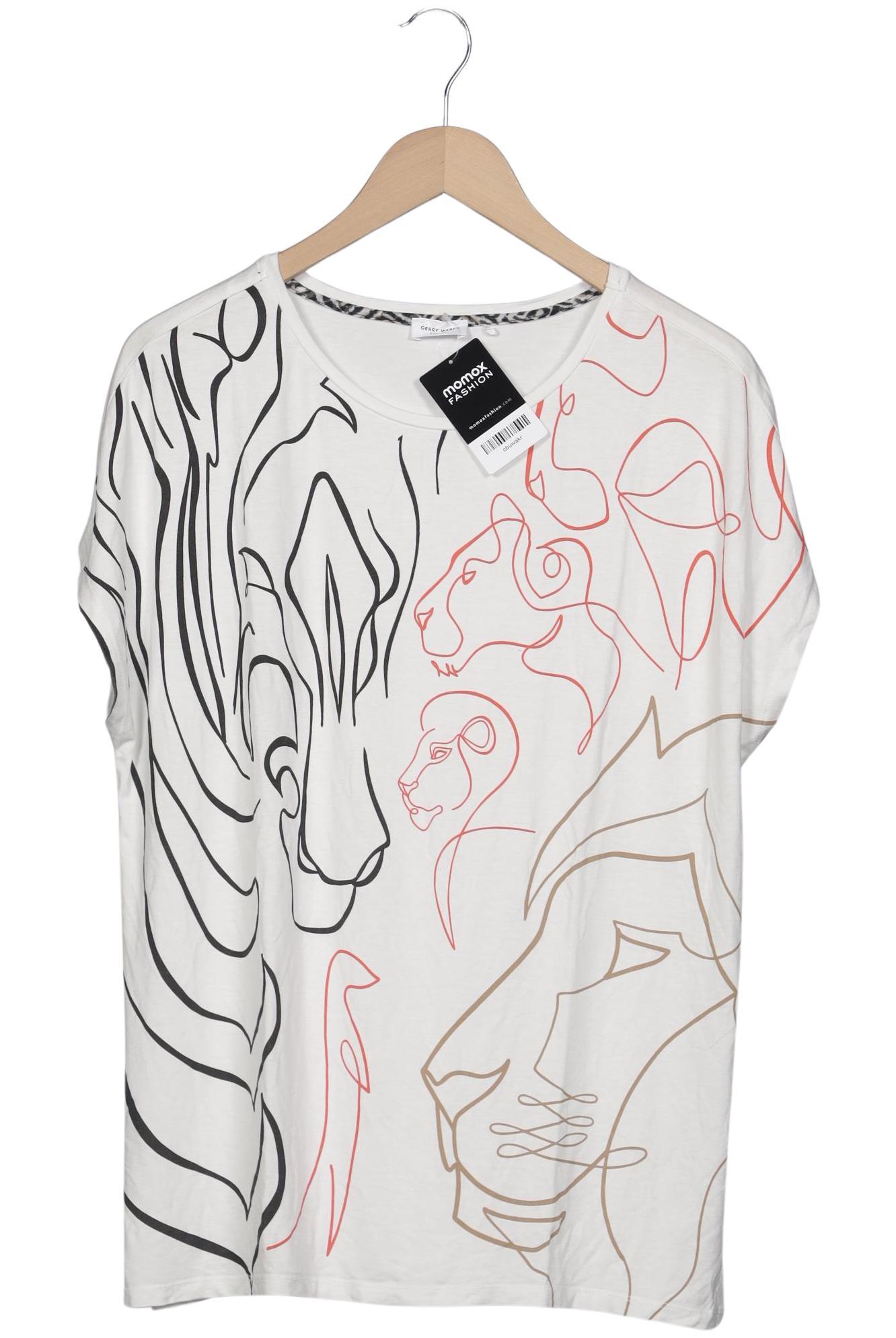 

Gerry Weber Damen T-Shirt, weiß, Gr. 42