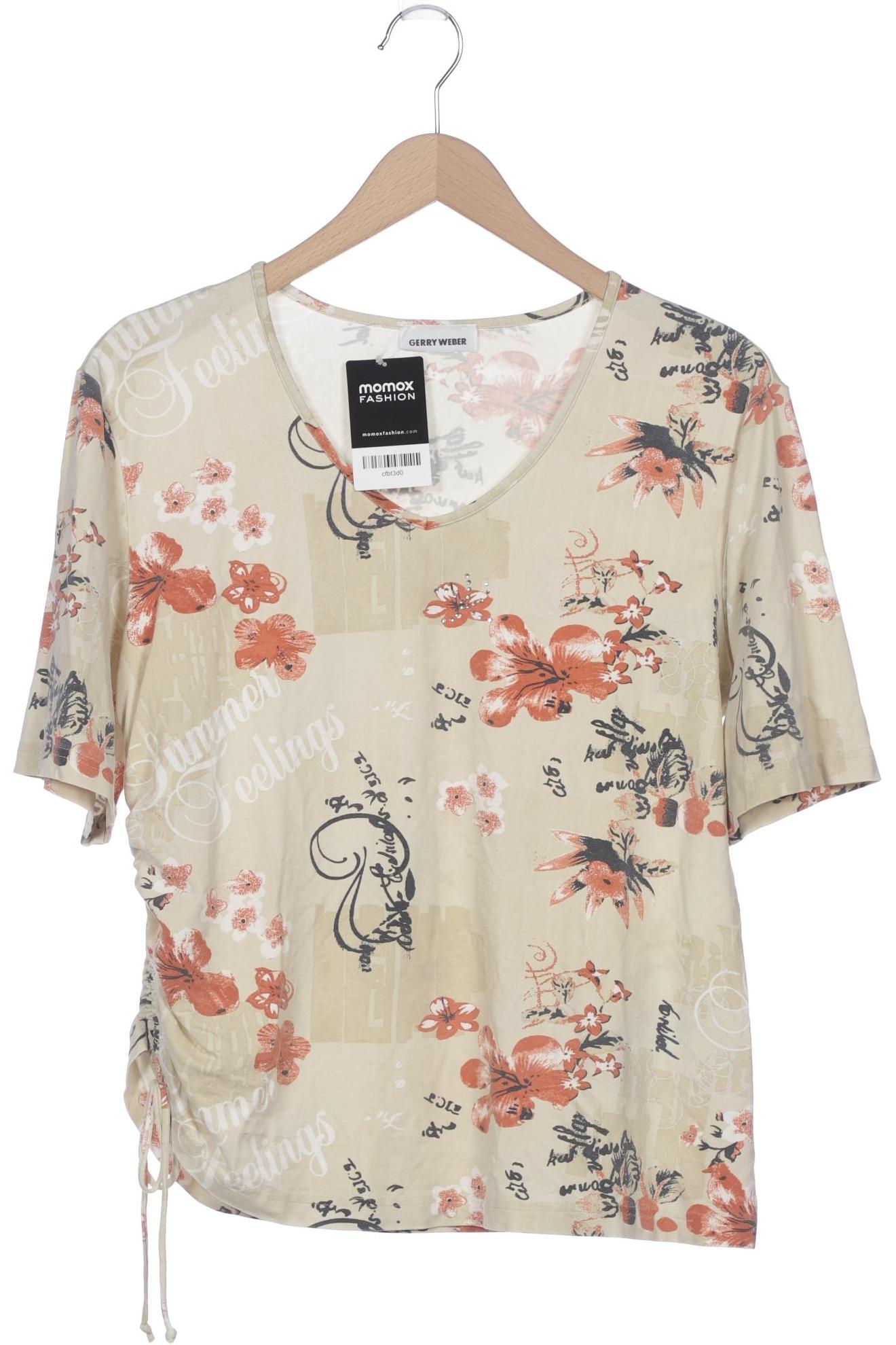 

Gerry Weber Damen T-Shirt, cremeweiß, Gr. 42
