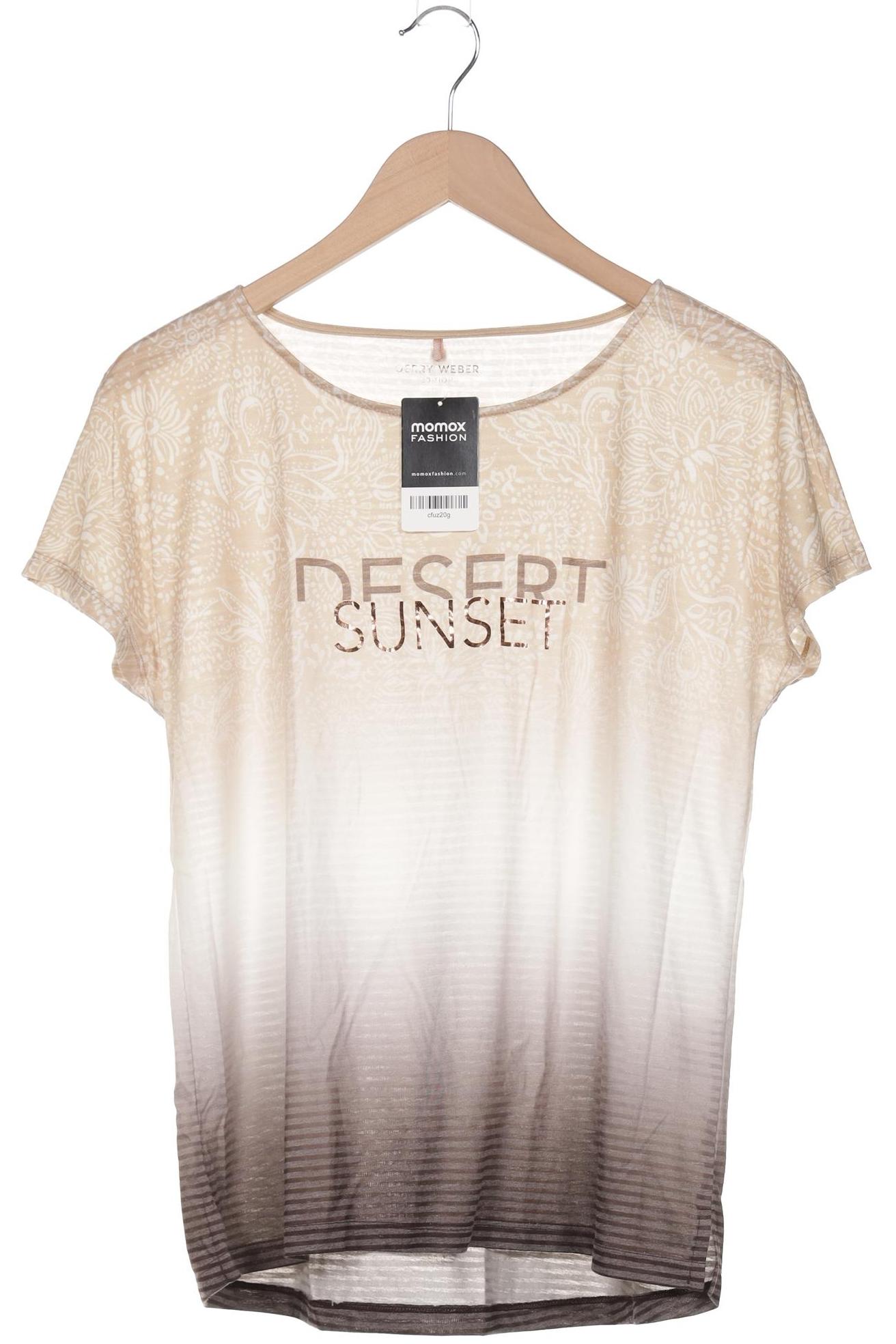 

Gerry Weber Damen T-Shirt, beige, Gr. 38