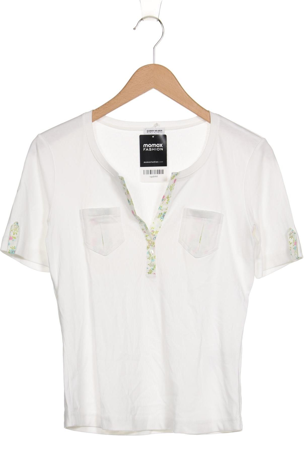 

Gerry Weber Damen T-Shirt, cremeweiß, Gr. 38