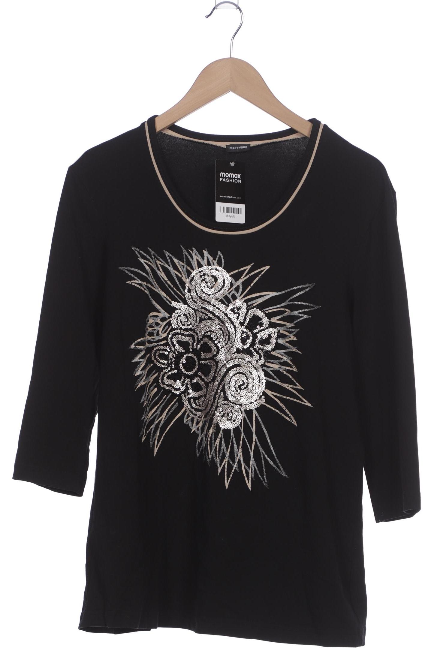 

Gerry Weber Damen Langarmshirt, schwarz, Gr. 44