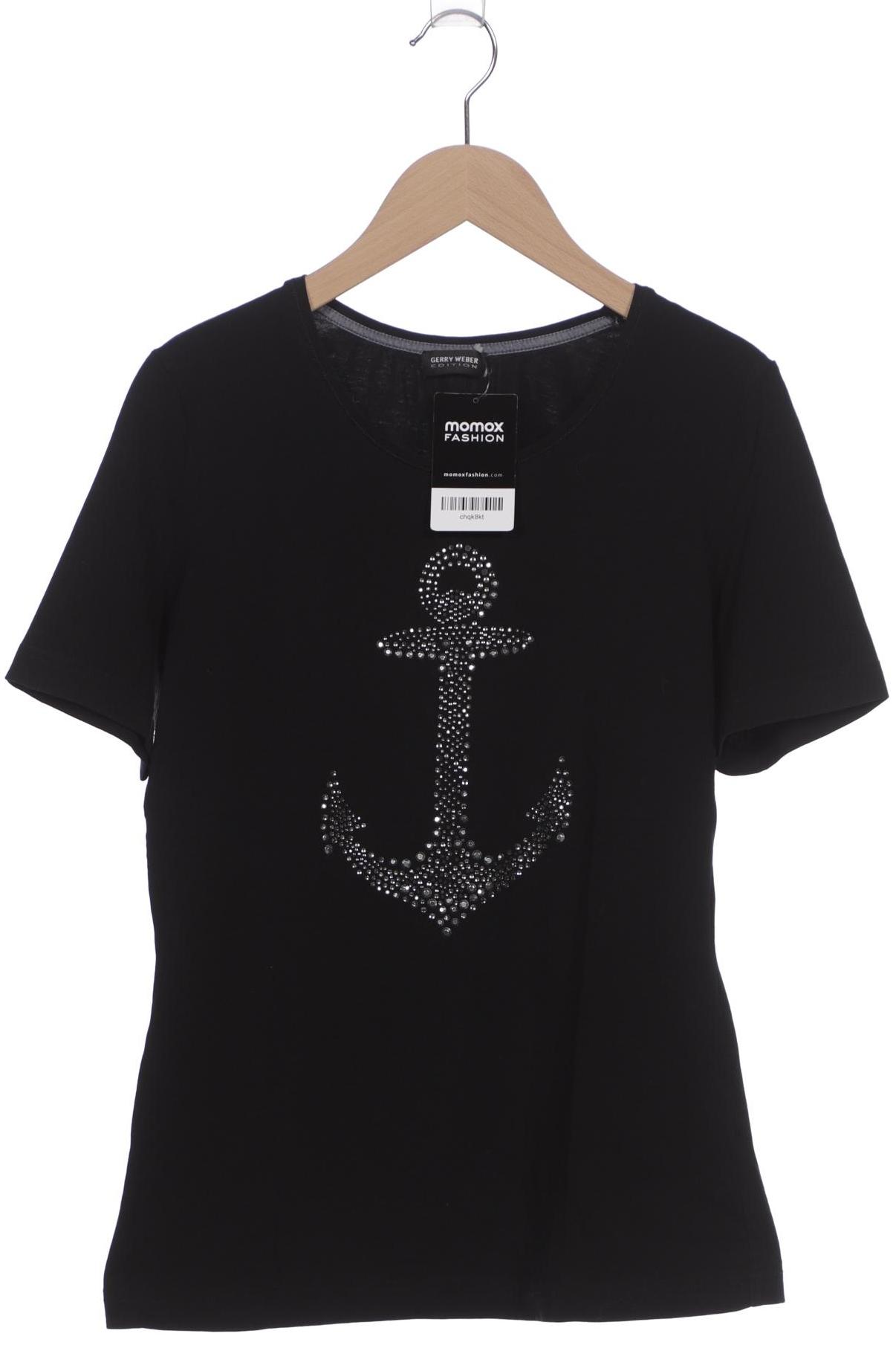 

Gerry Weber Damen T-Shirt, schwarz, Gr. 36