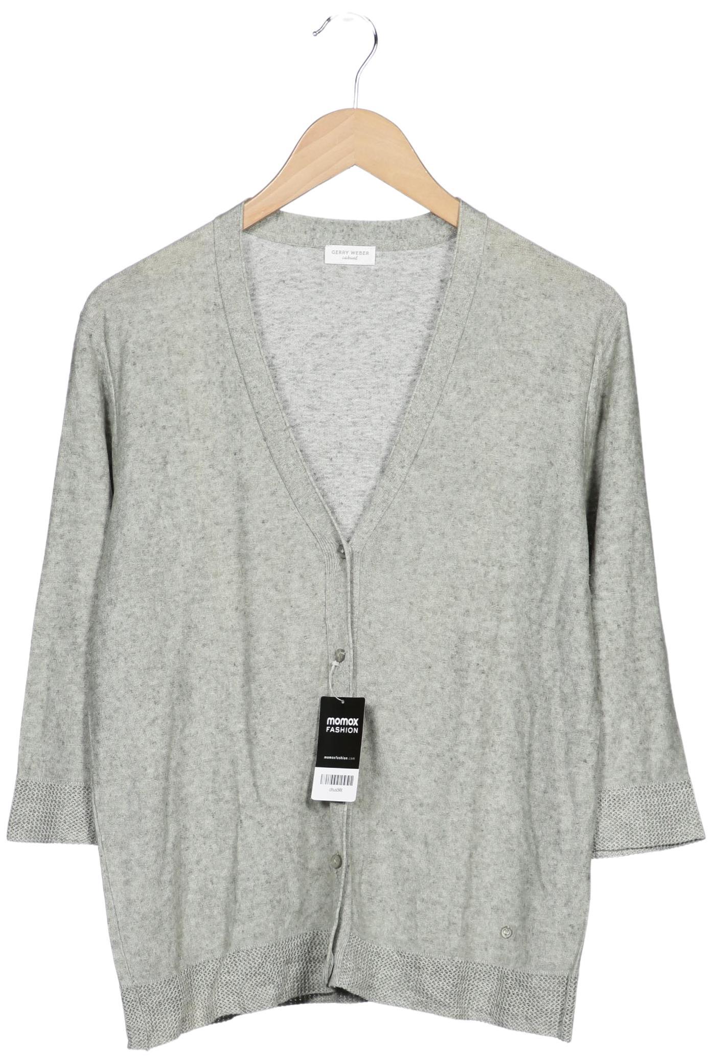 

Gerry Weber Damen Strickjacke, grau, Gr. 38