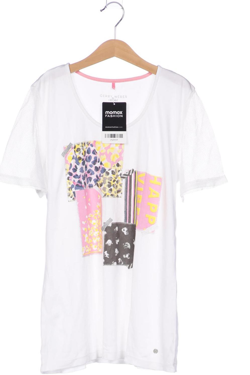 

Gerry Weber Damen T-Shirt, weiß, Gr. 36