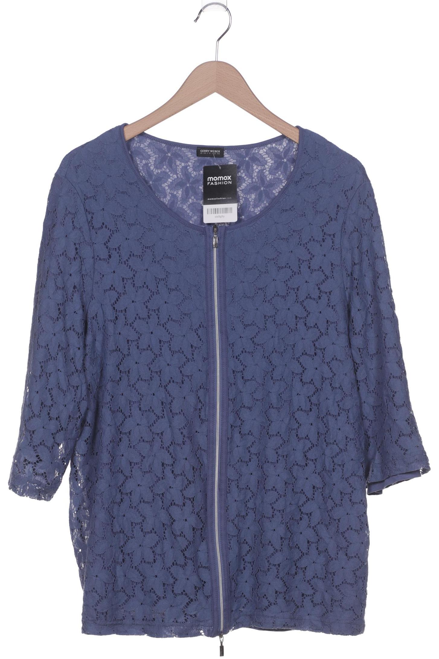 

Gerry Weber Damen Strickjacke, blau, Gr. 48
