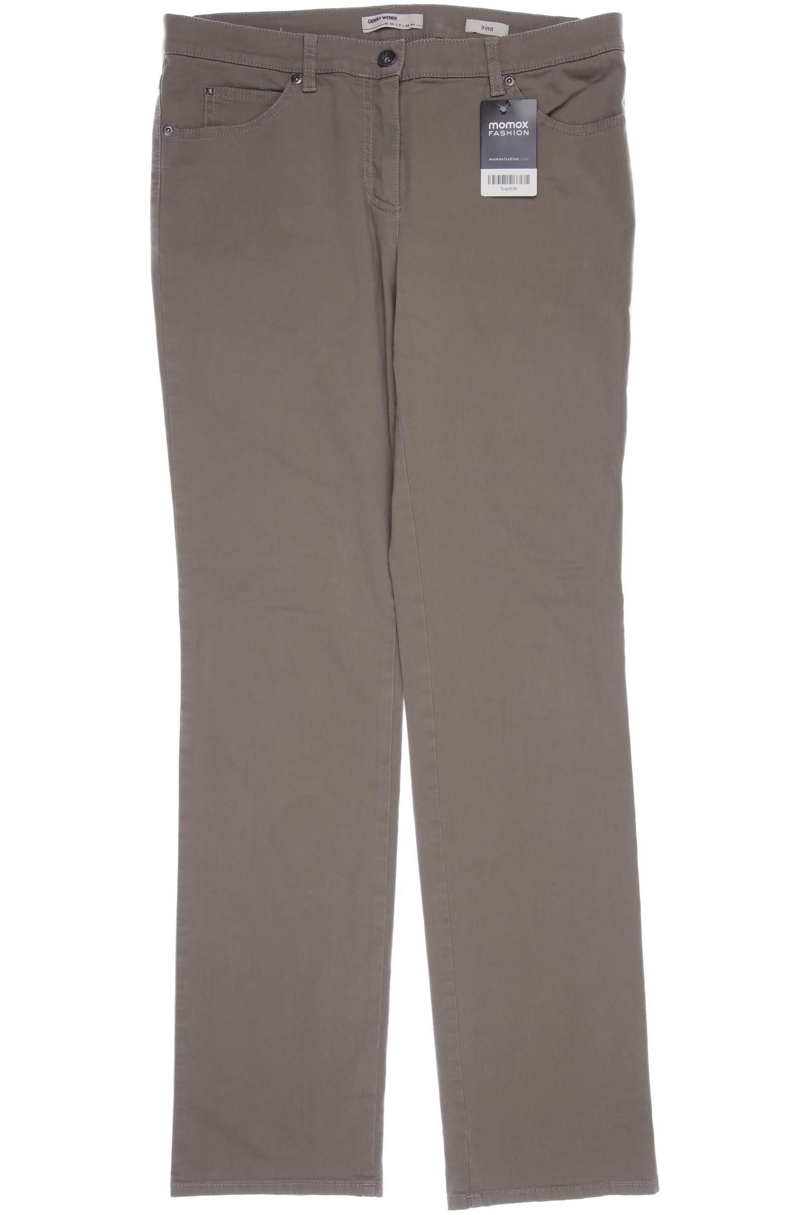 

Gerry Weber Damen Stoffhose, beige, Gr. 38