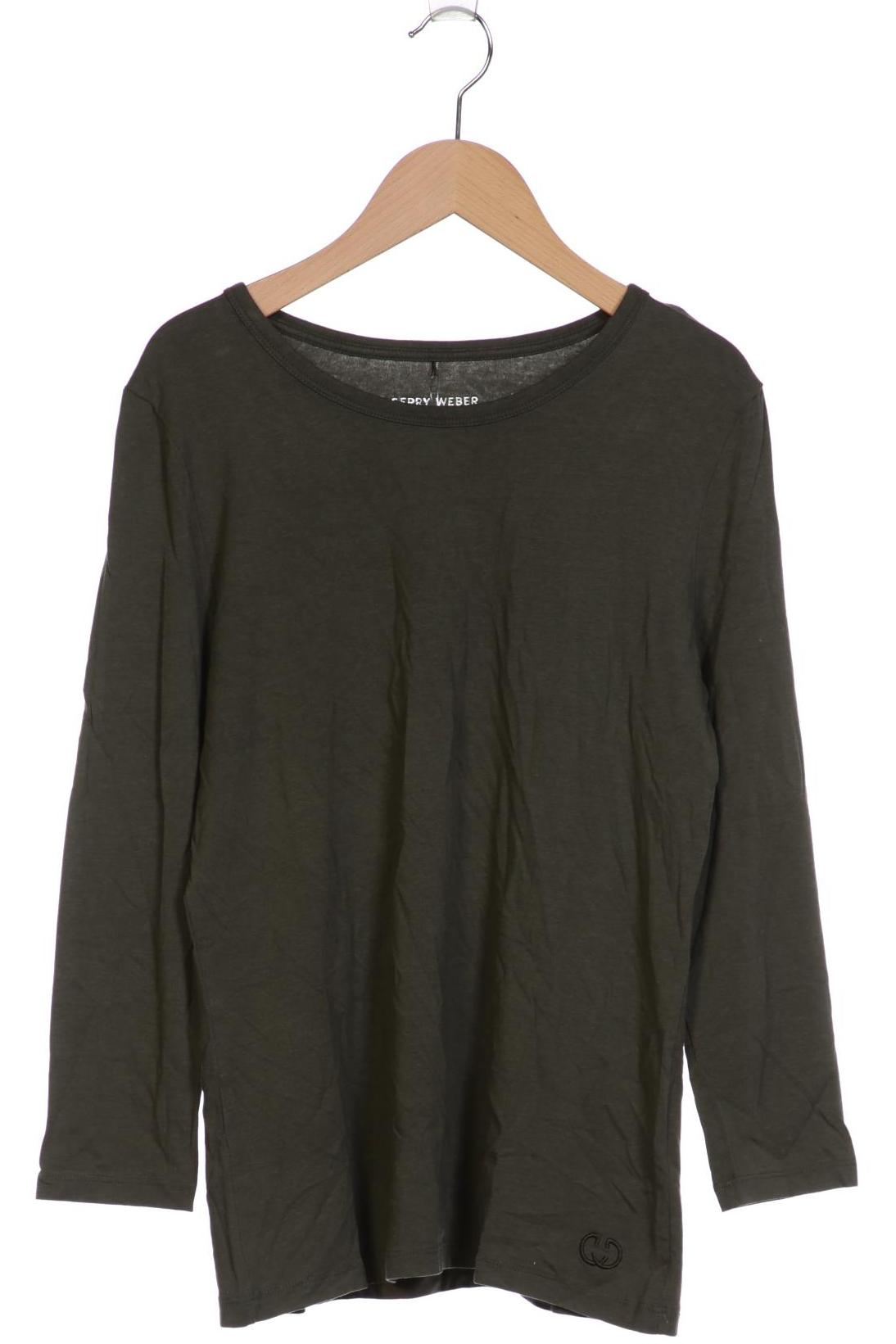 

Gerry Weber Damen Langarmshirt, grün, Gr. 38