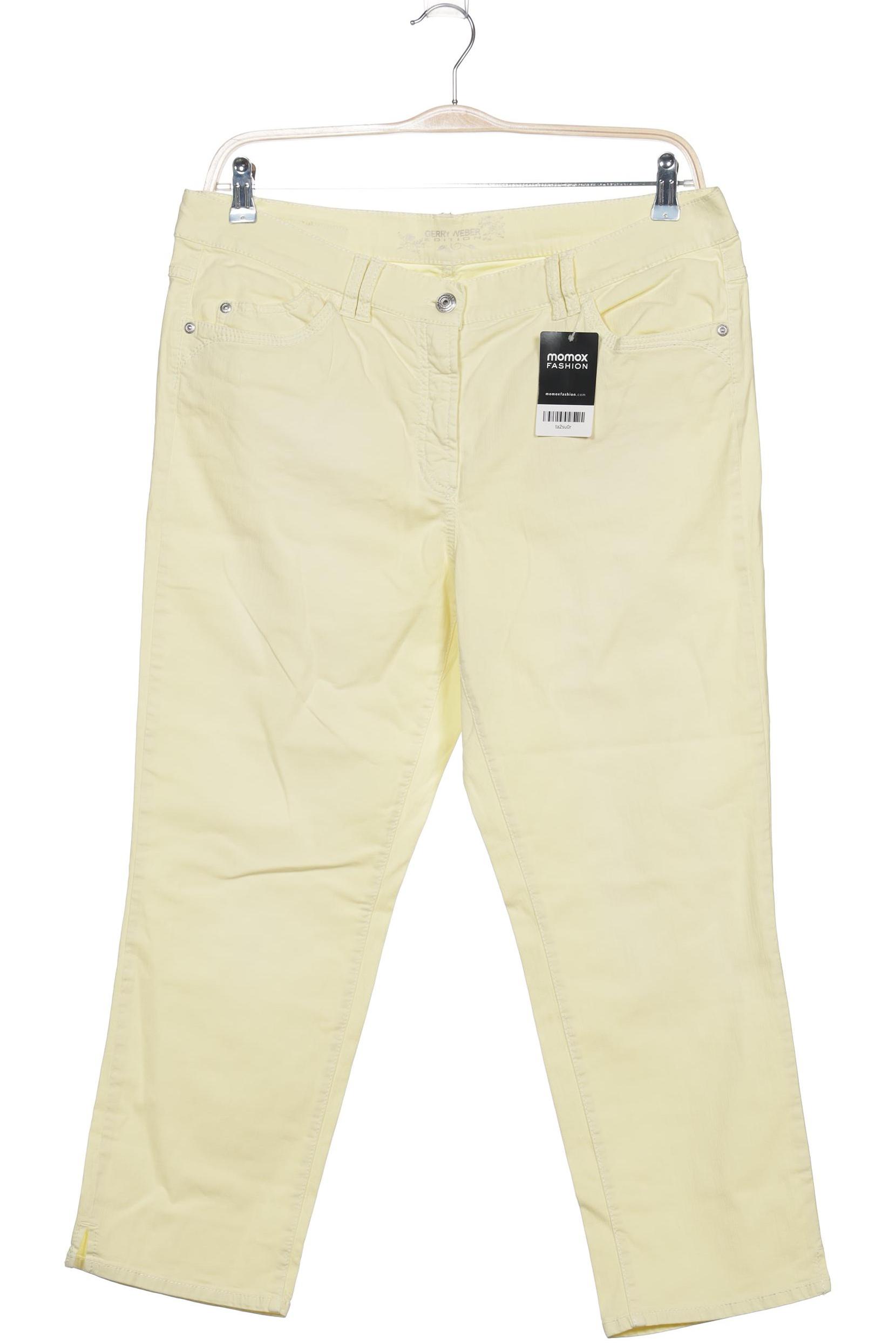 

Gerry Weber Damen Stoffhose, gelb, Gr. 46