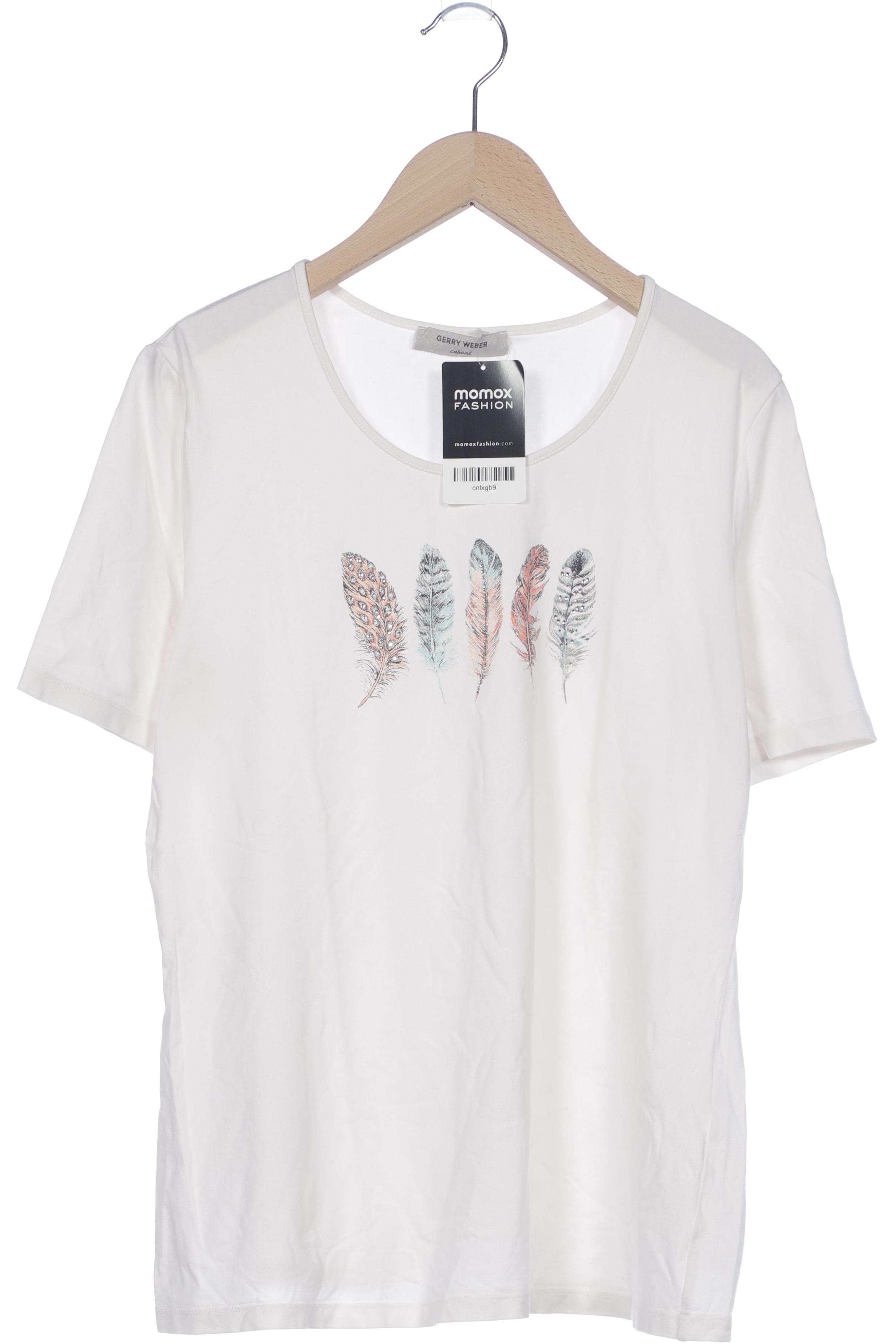 

Gerry Weber Damen T-Shirt, weiß, Gr. 44