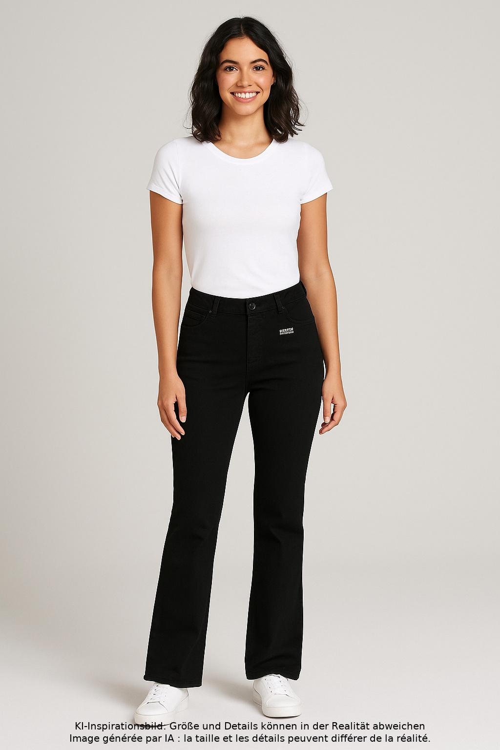 

Gerry Weber Damen Jeans, schwarz, Gr. 38