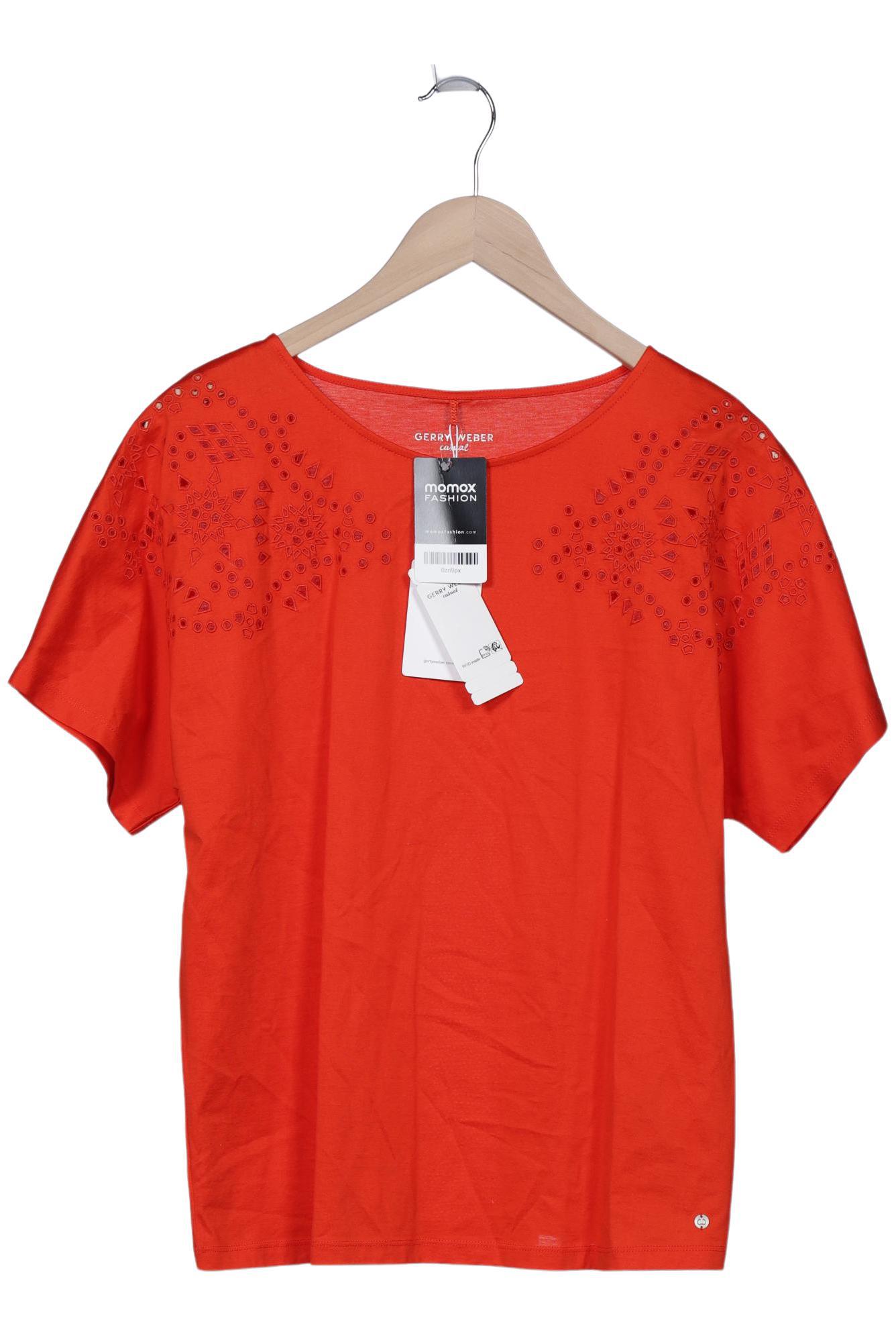 

Gerry Weber Damen T-Shirt, orange, Gr. 40