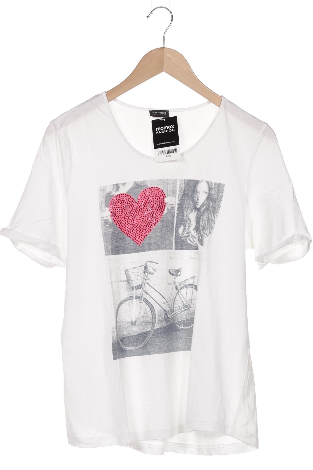 

Gerry Weber Damen T-Shirt, weiß, Gr. 42