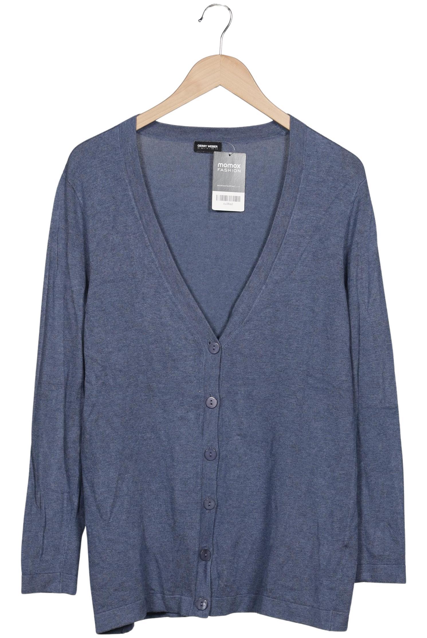 

Gerry Weber Damen Strickjacke, blau, Gr. 38