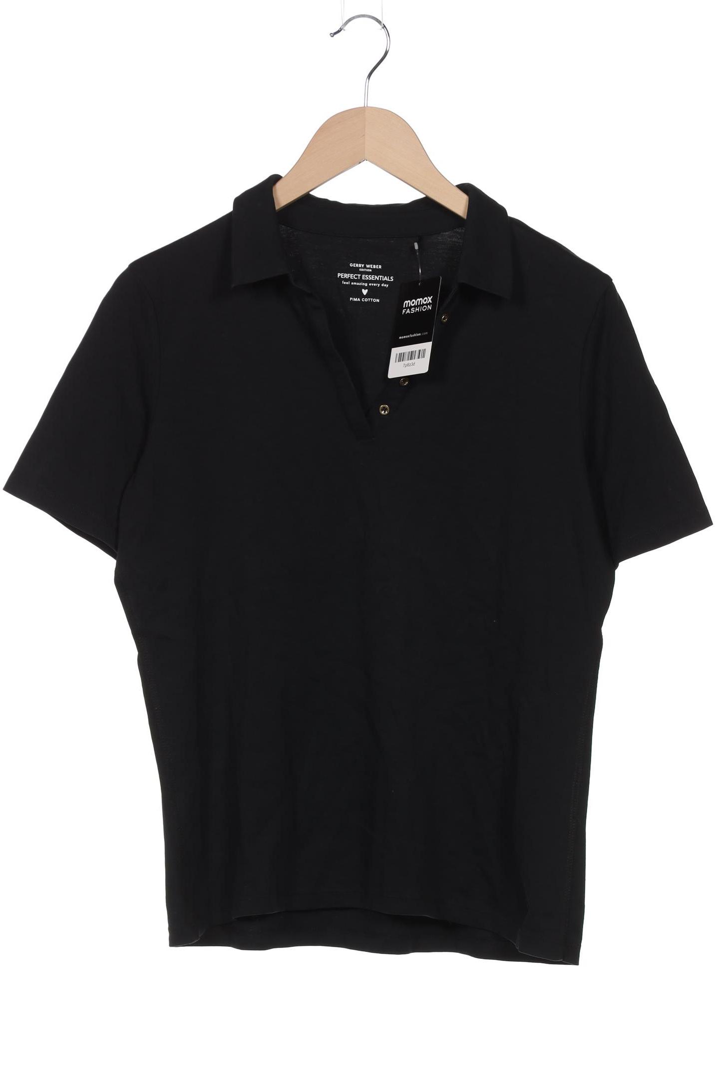 

Gerry Weber Damen Poloshirt, schwarz, Gr. 40