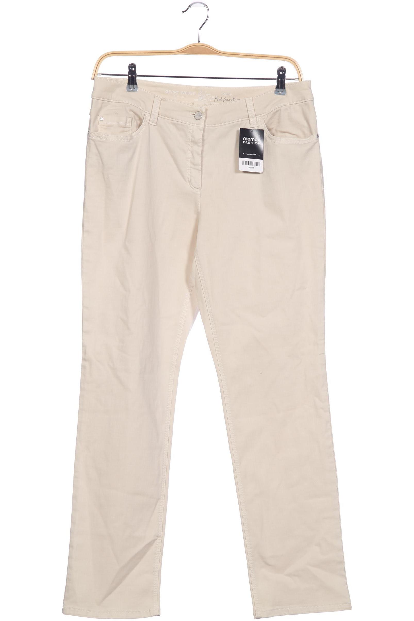 

Gerry Weber Damen Jeans, cremeweiß, Gr. 46