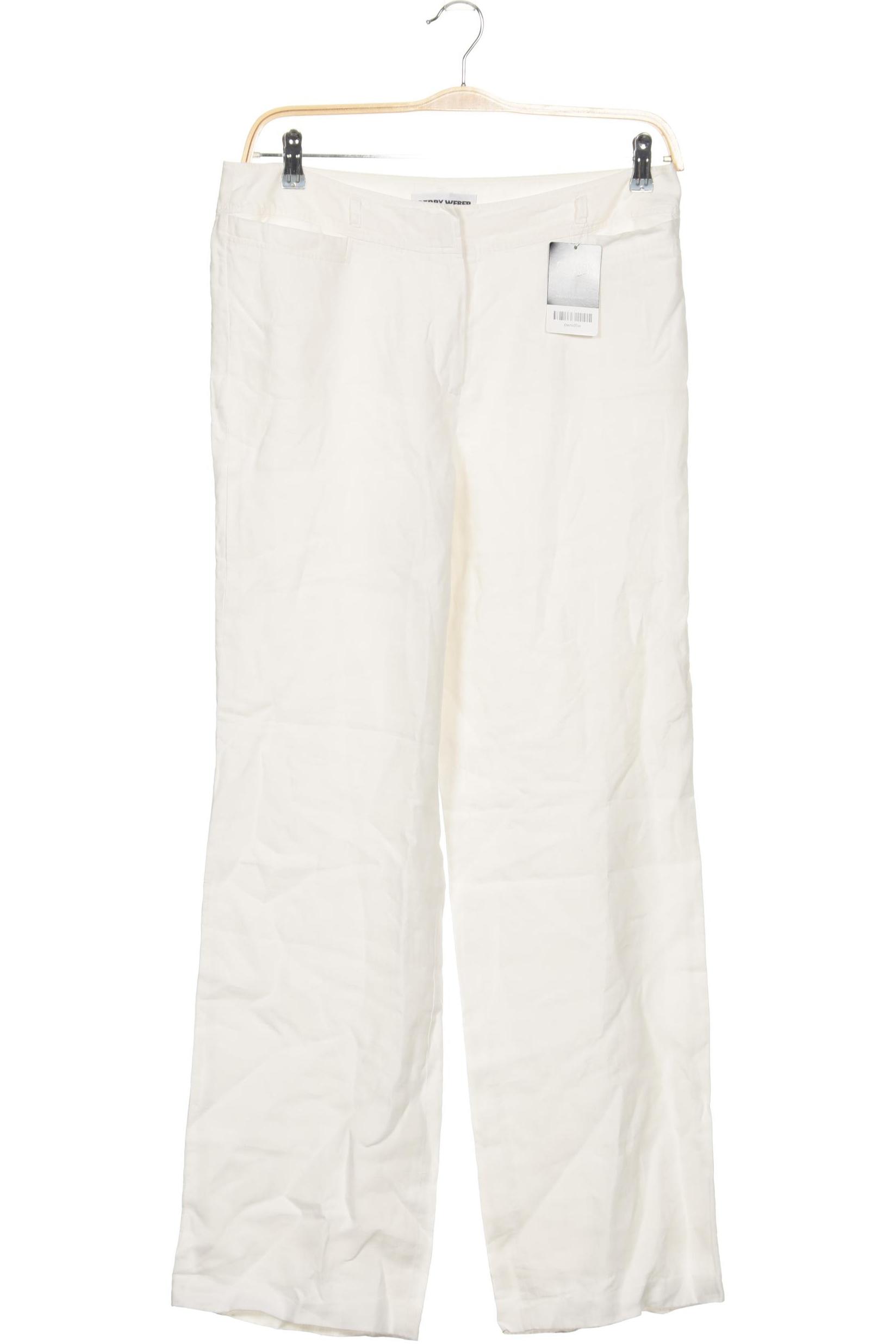 

Gerry Weber Damen Stoffhose, weiß, Gr. 42