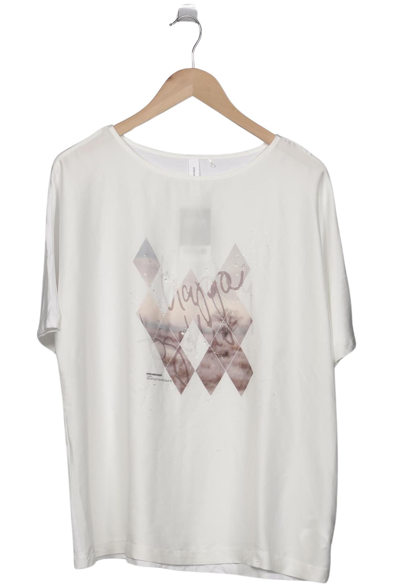 

Gerry Weber Damen T-Shirt, weiß, Gr. 44