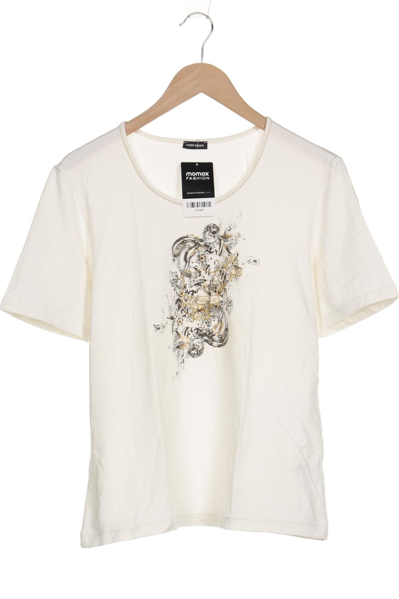 

Gerry Weber Damen T-Shirt, cremeweiß, Gr. 44