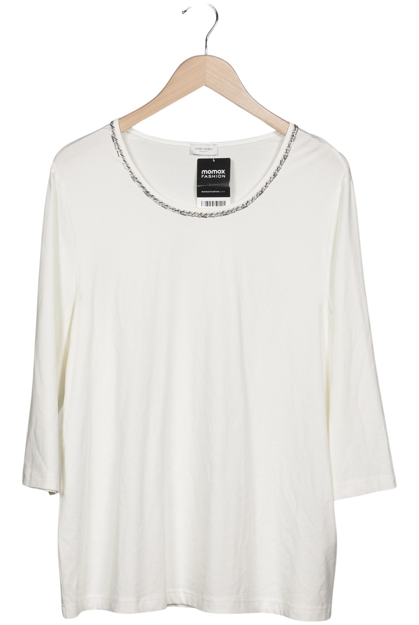 

Gerry Weber Damen Langarmshirt, weiß, Gr. 48