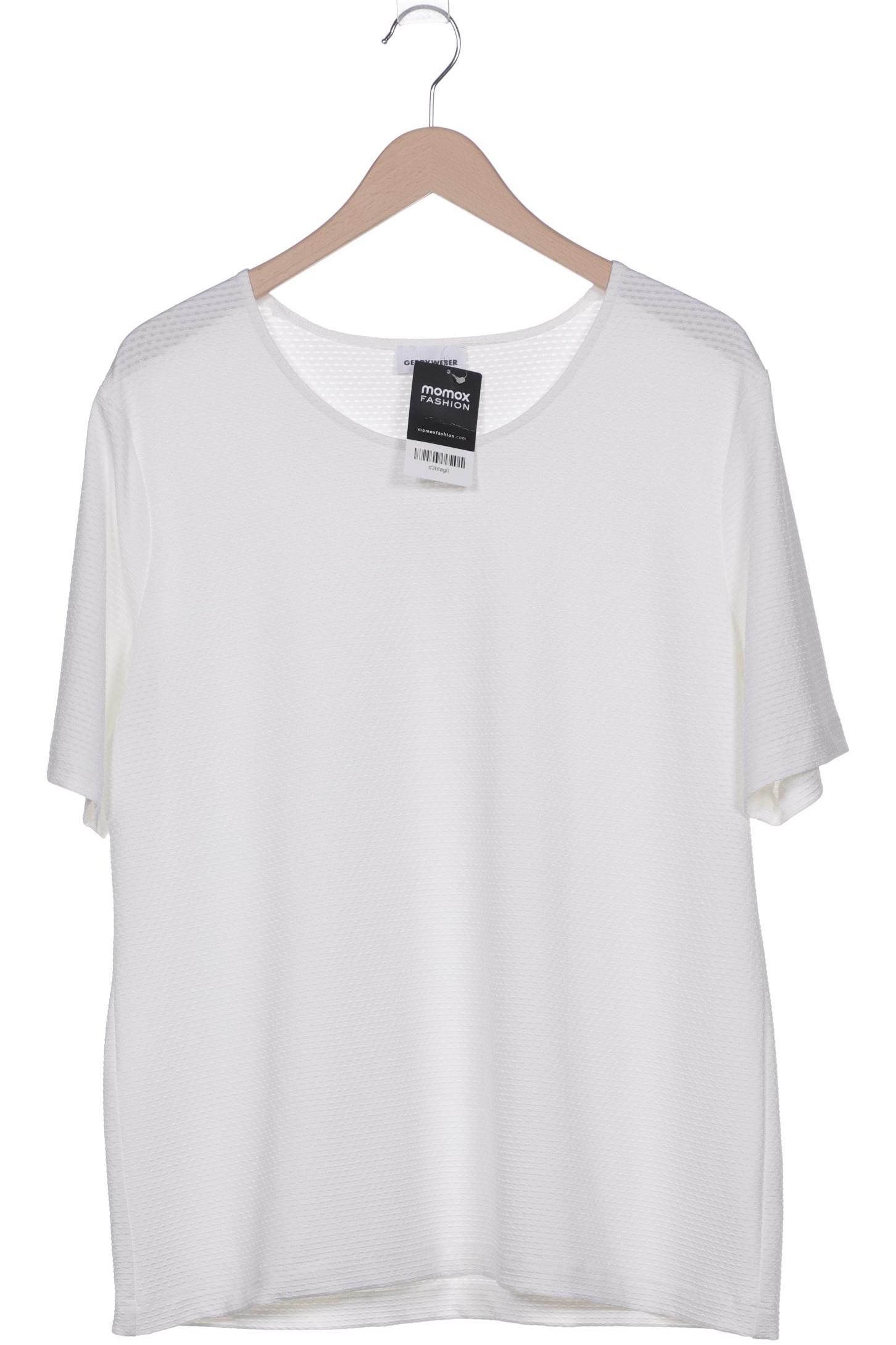 

Gerry Weber Damen T-Shirt, weiß, Gr. 44