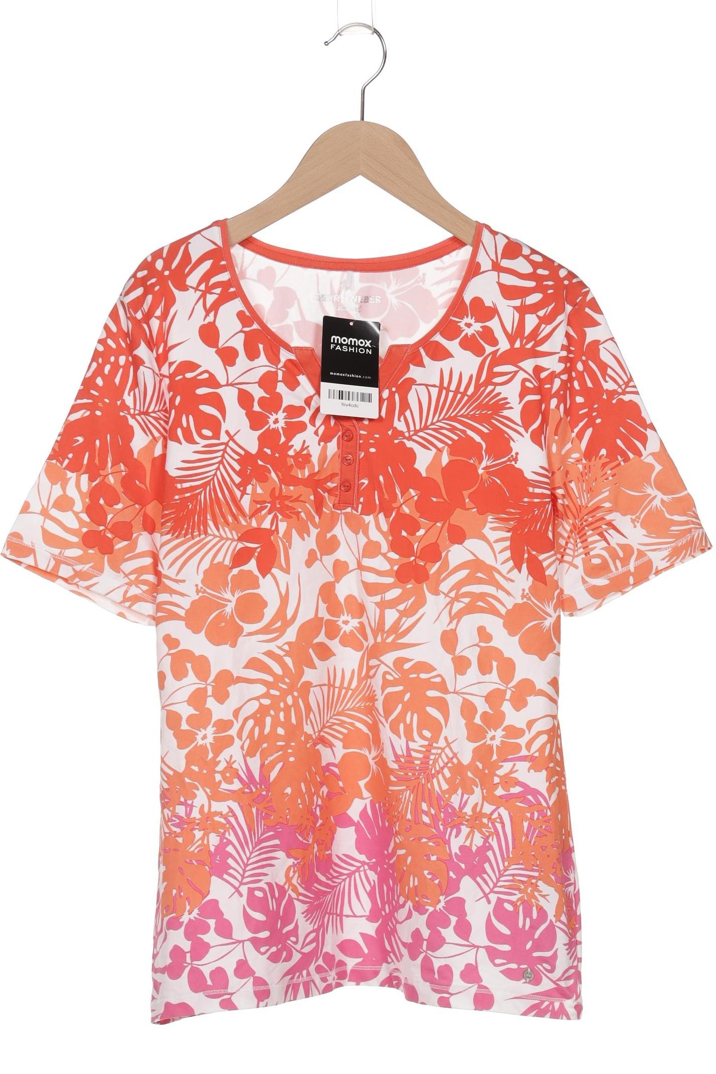 

Gerry Weber Damen T-Shirt, orange, Gr. 42
