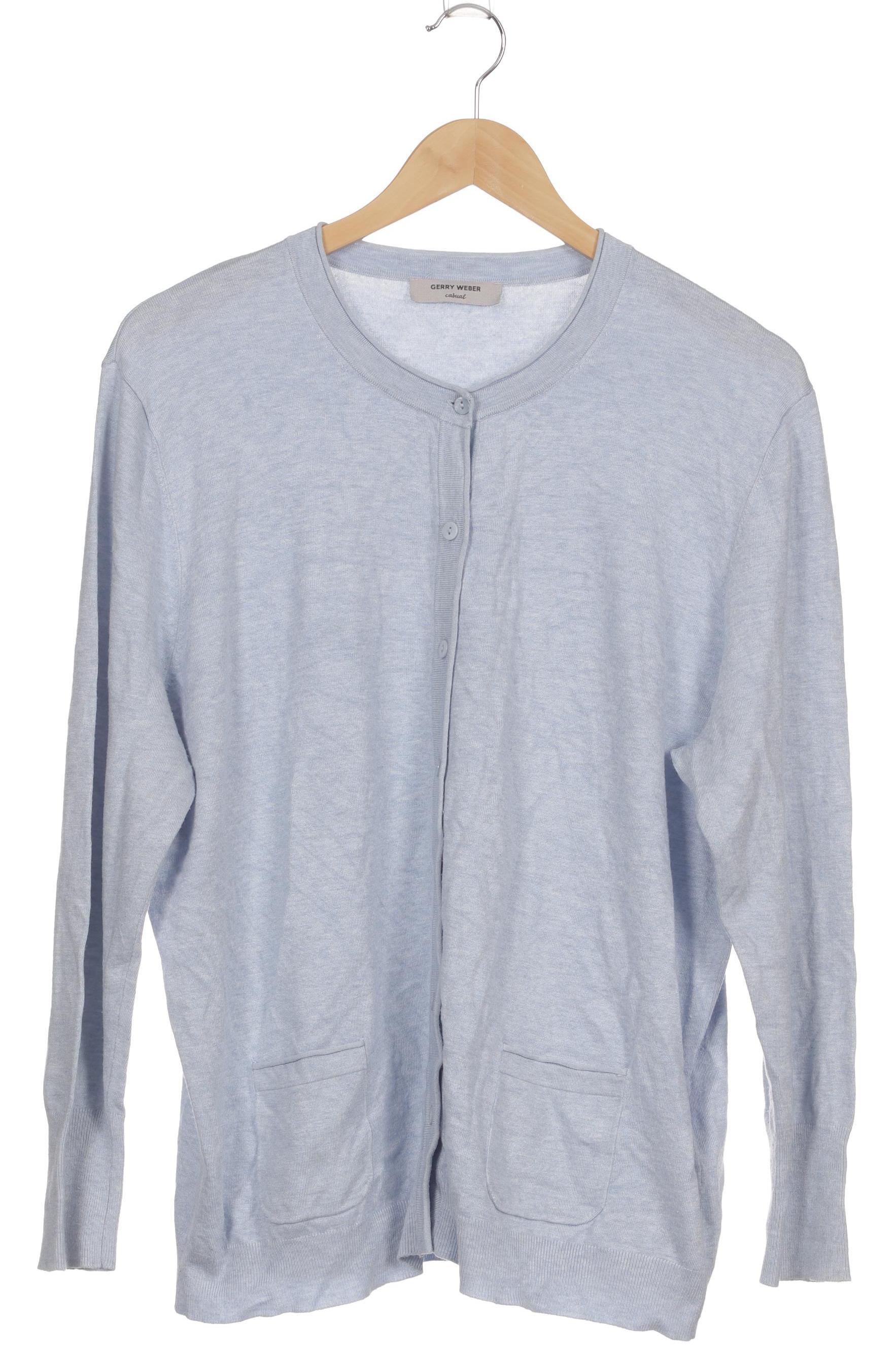 

Gerry Weber Damen Strickjacke, blau, Gr. 48