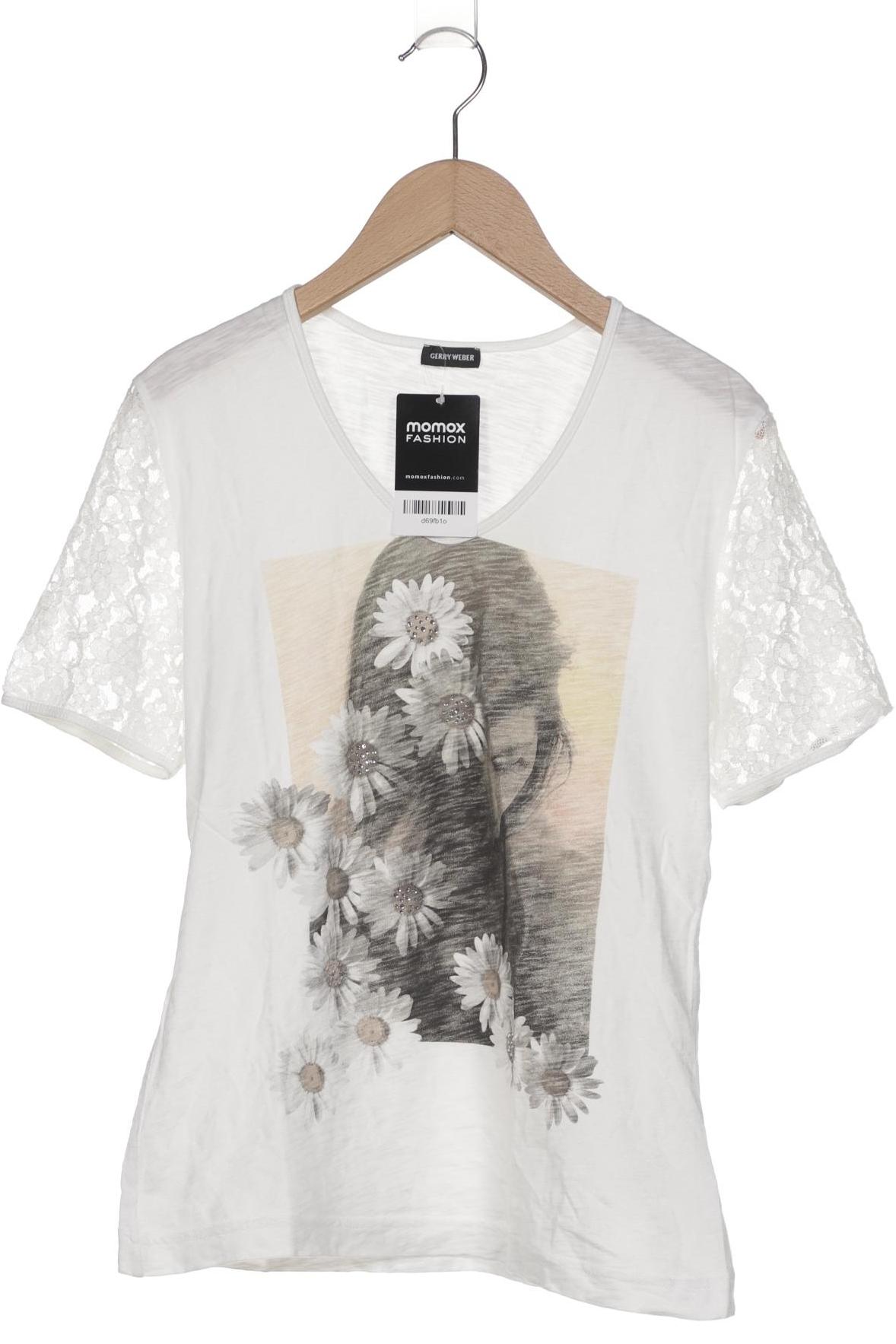 

Gerry Weber Damen T-Shirt, weiß, Gr. 36
